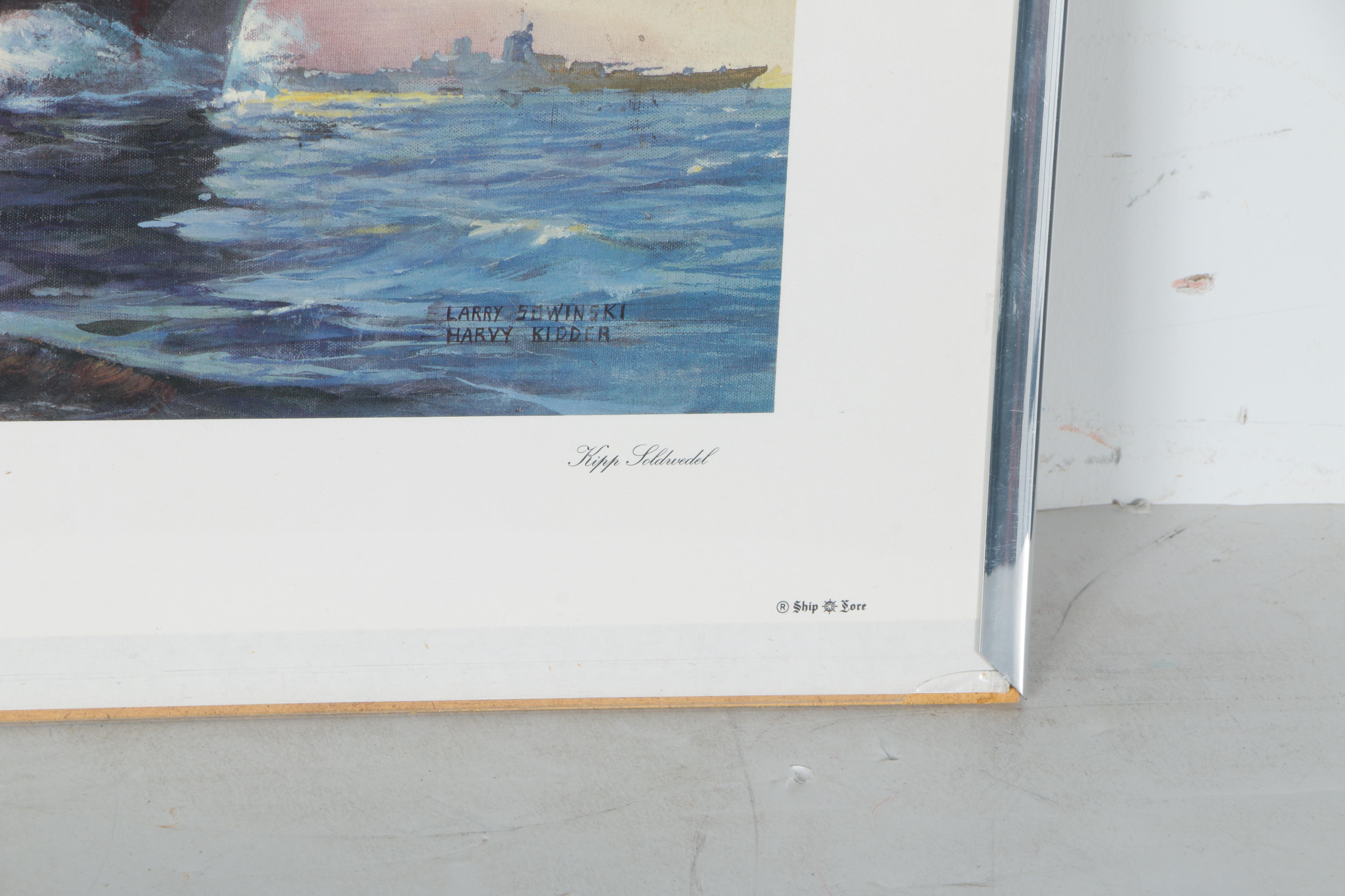 Kipp Soldwedel Offset Lithograph Print "Intrepid"