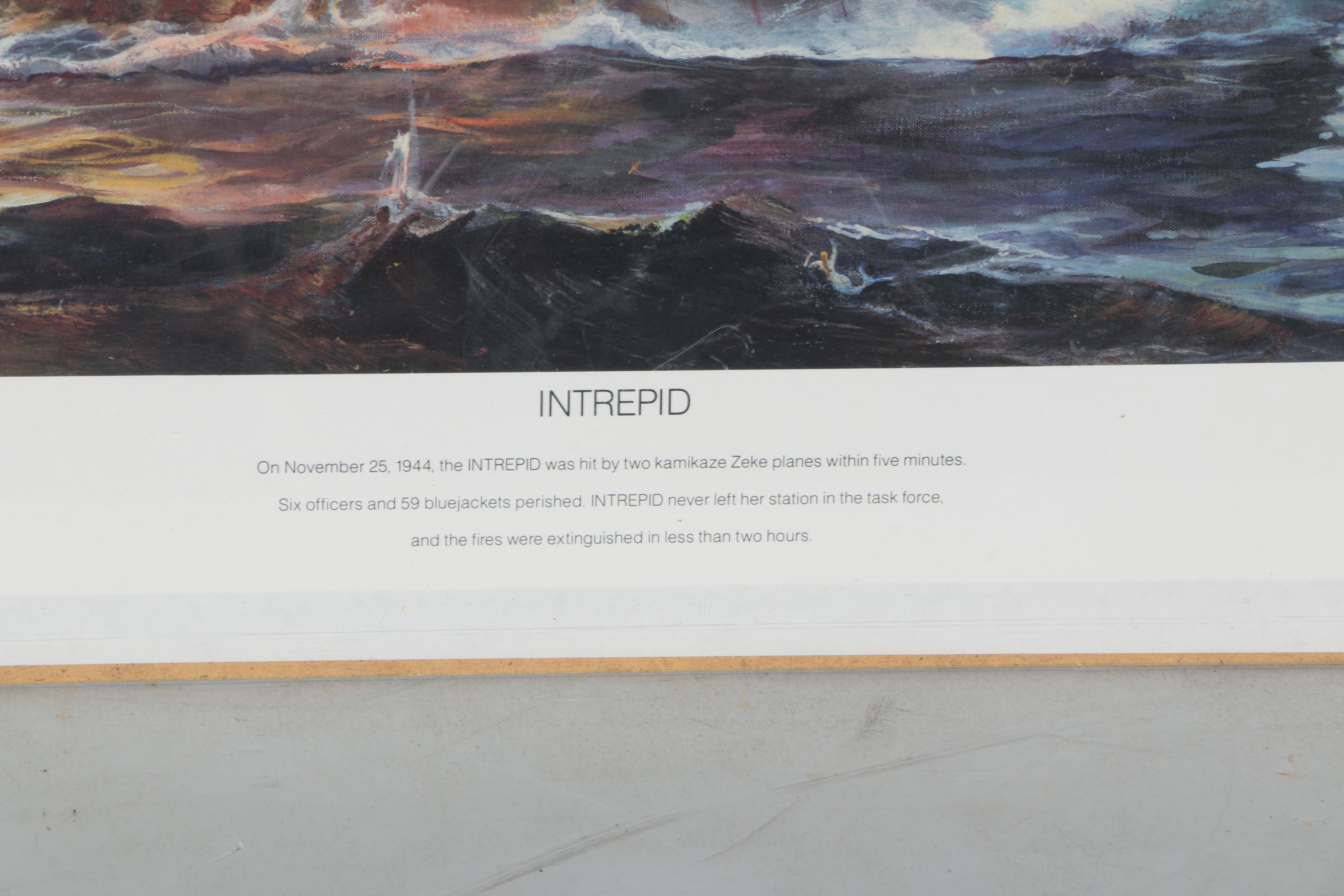 Kipp Soldwedel Offset Lithograph Print "Intrepid"