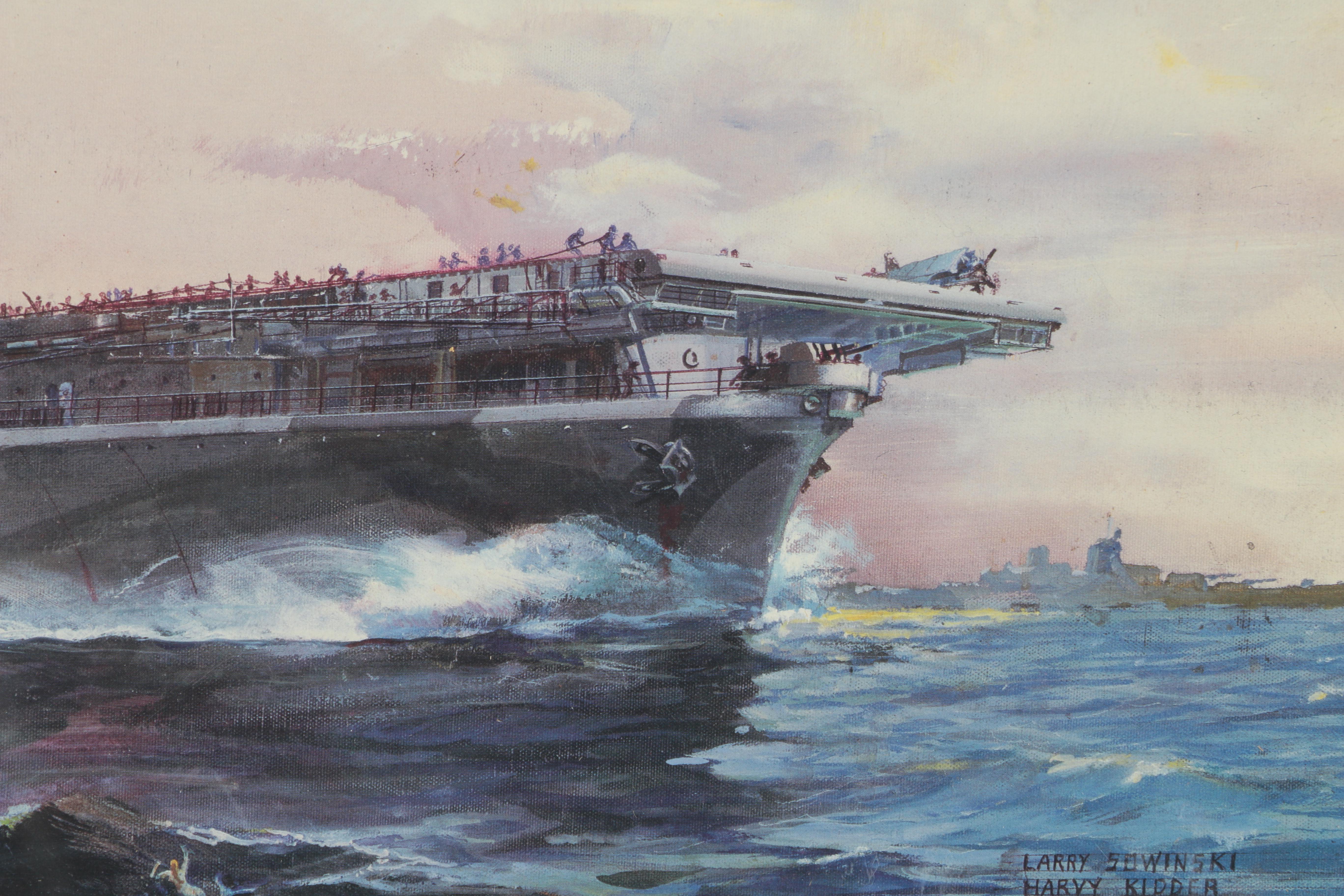 Kipp Soldwedel Offset Lithograph Print "Intrepid"