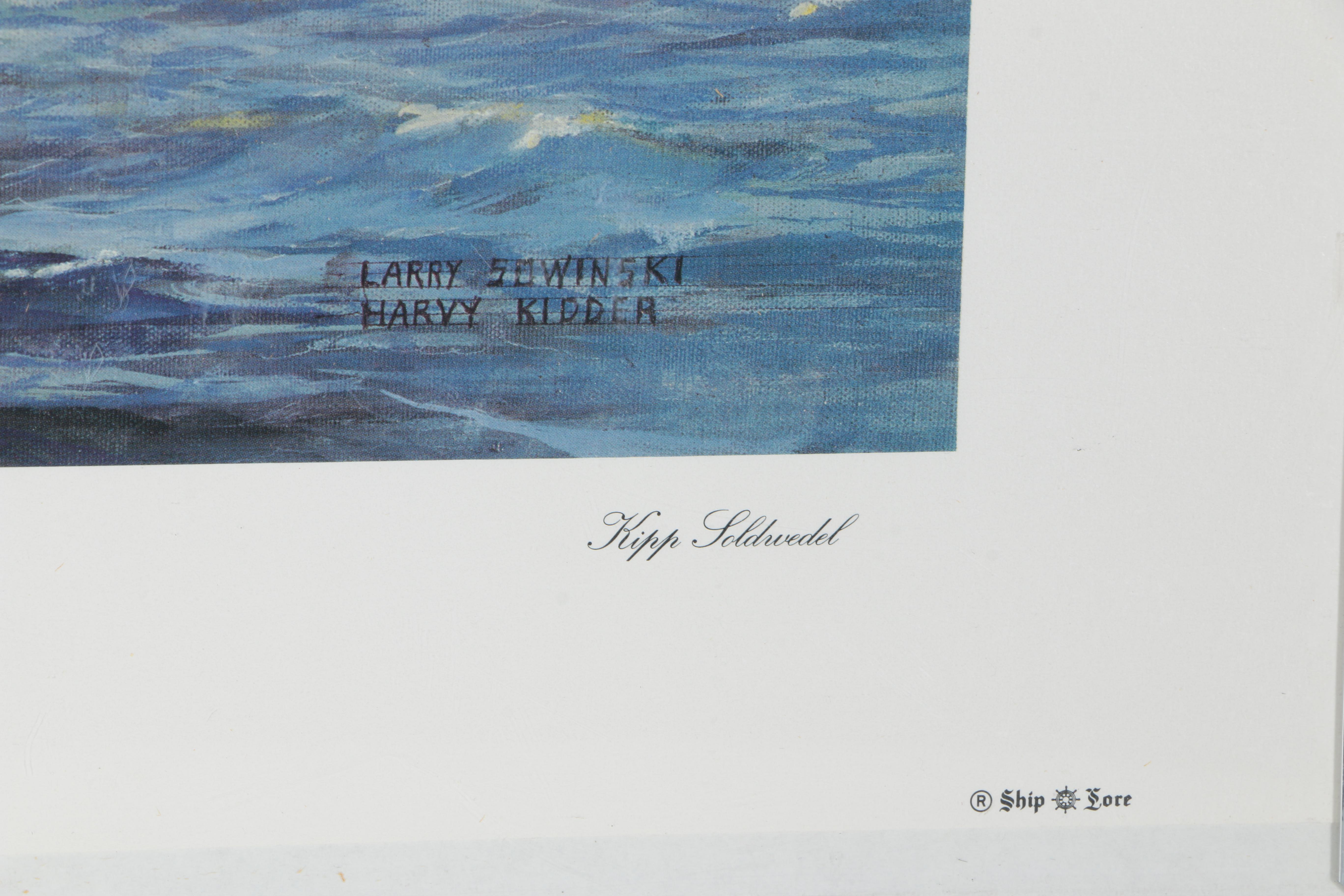 Kipp Soldwedel Offset Lithograph Print "Intrepid"