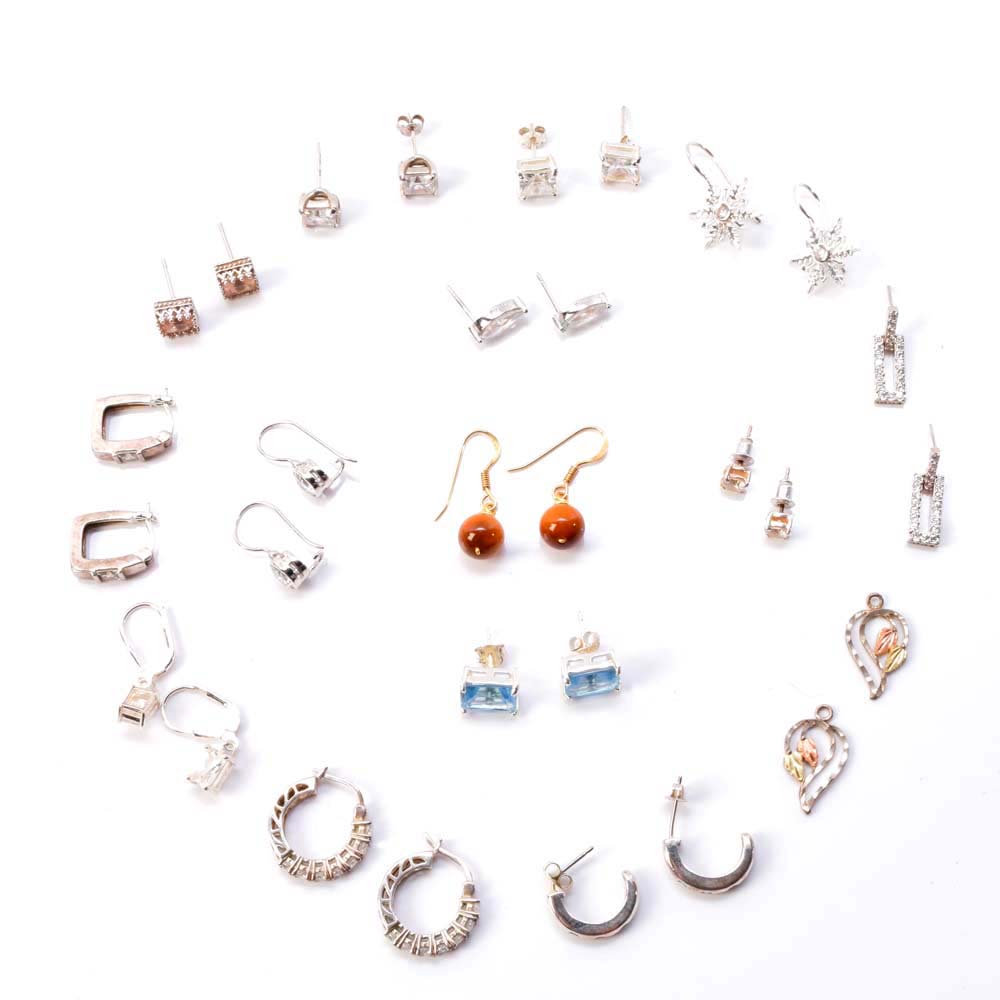 Sterling Silver Earring Collection