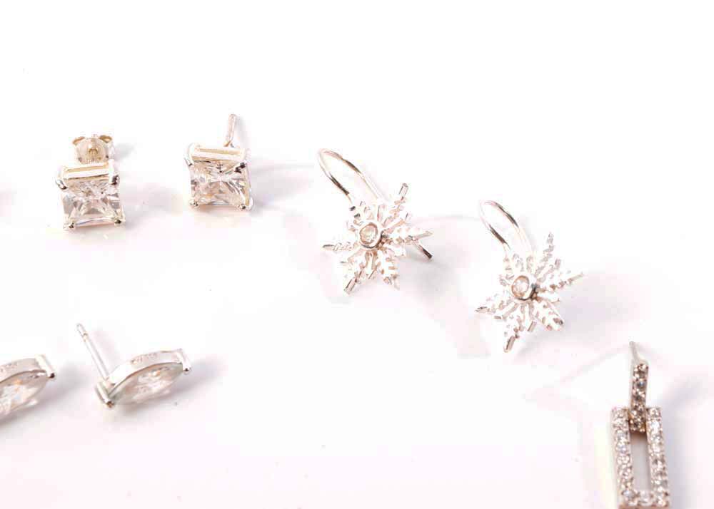 Sterling Silver Earring Collection