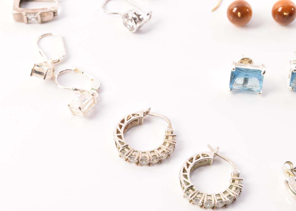 Sterling Silver Earring Collection