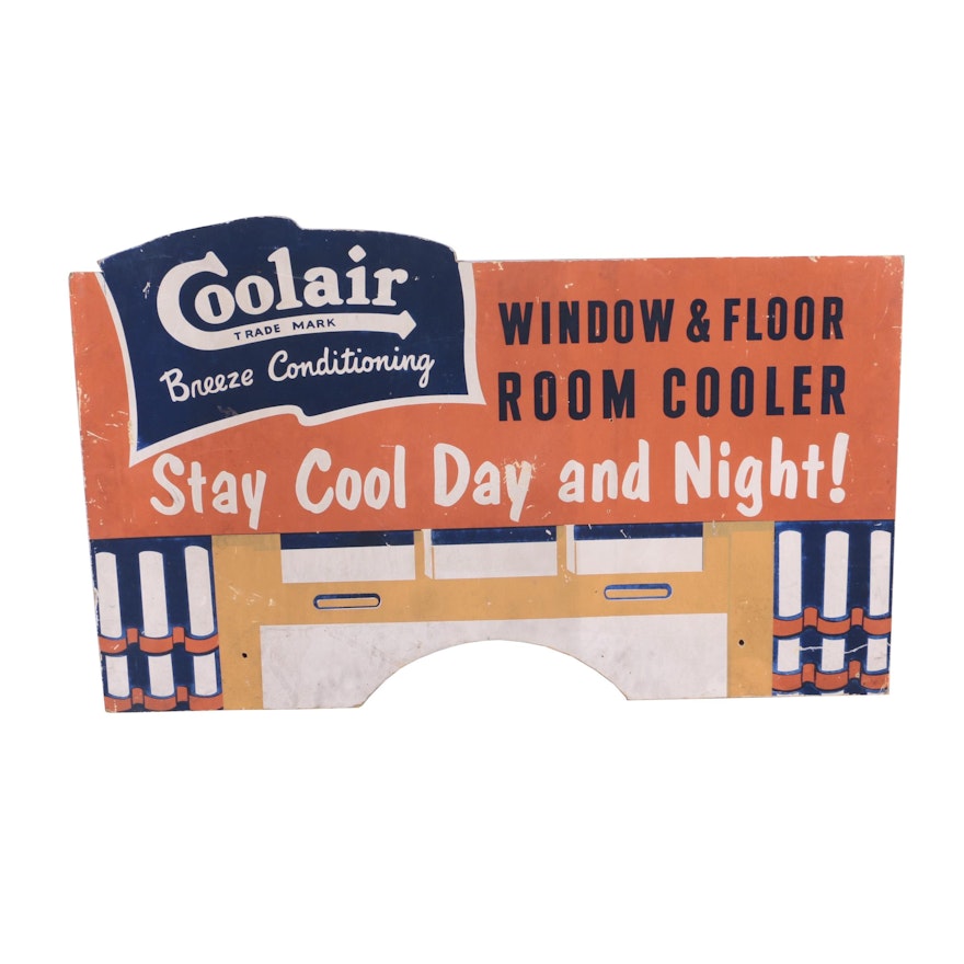 Vintage Coolair Conditioning Sign