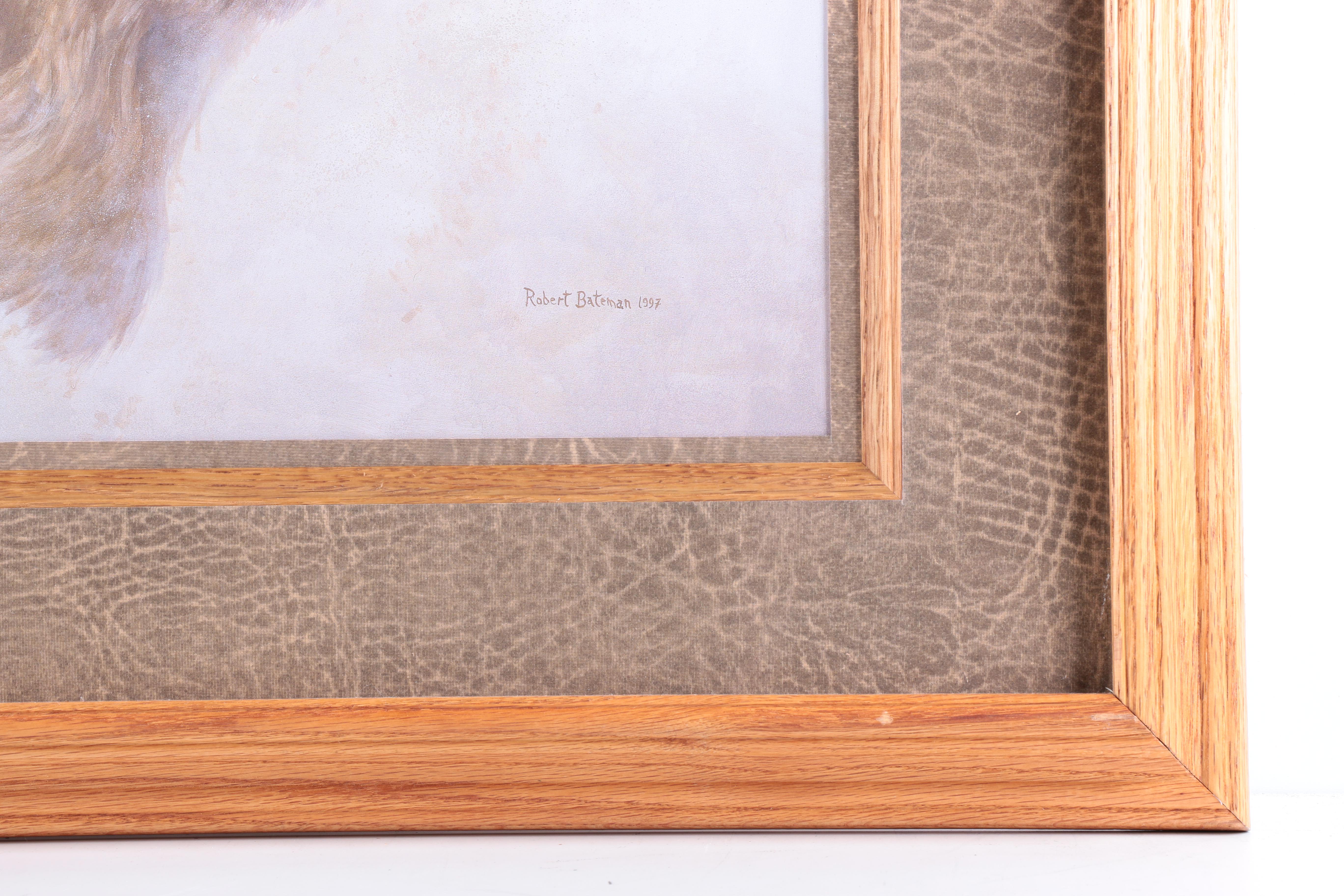 Offset Lithograph After Robert Bateman "Chief"