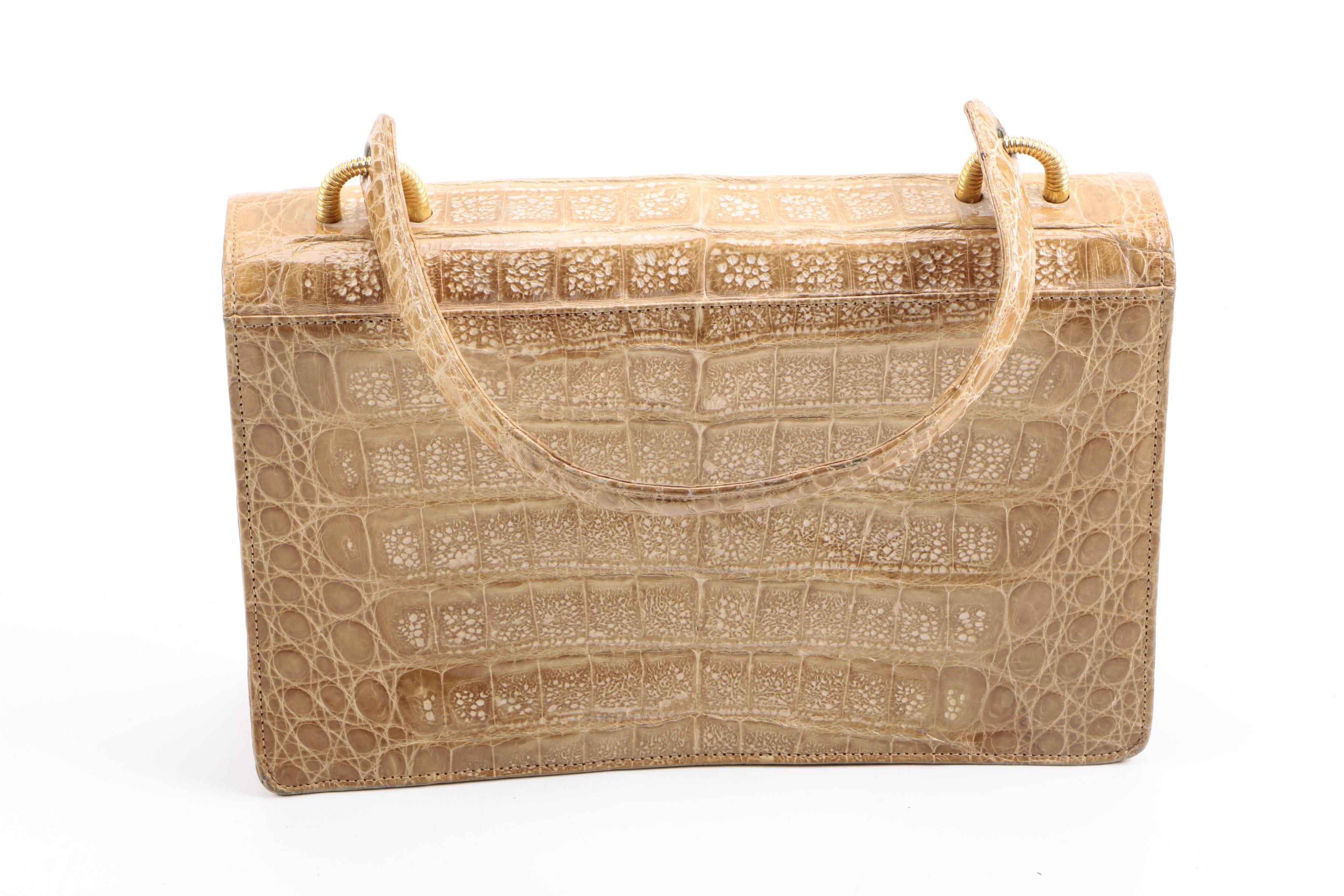 Assortment of Vintage Handbags Including Alligator Saks Fifth Avenue