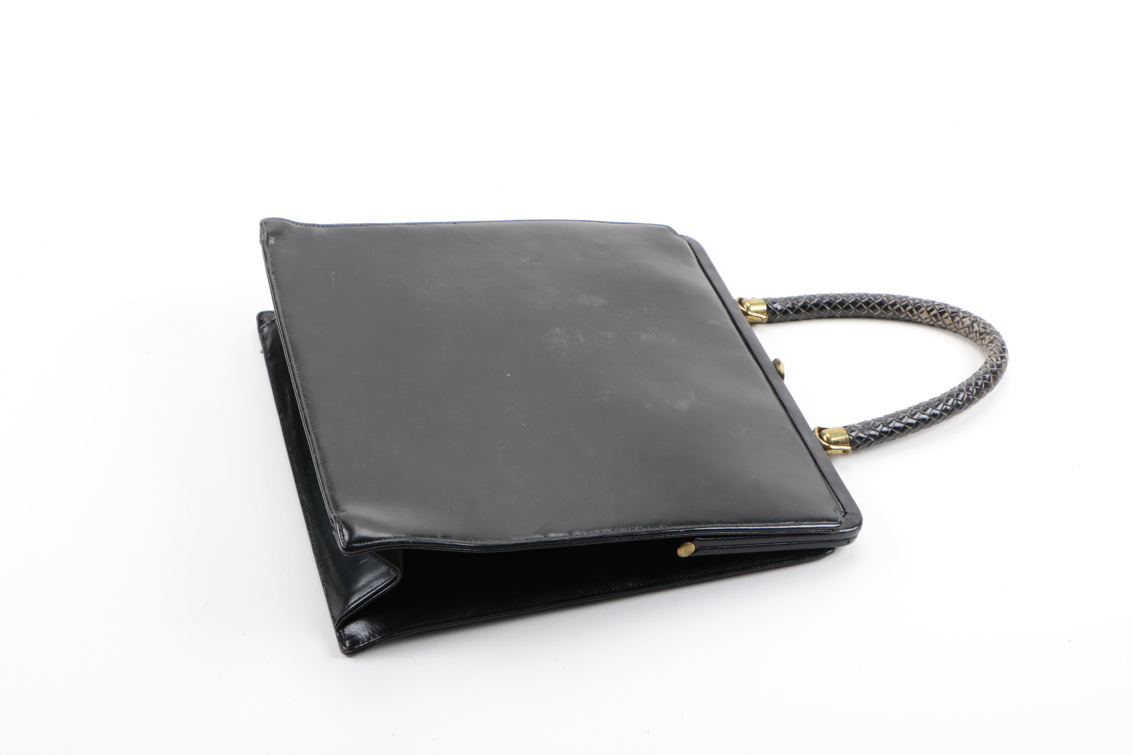 Assortment of Vintage Handbags Including Alligator Saks Fifth Avenue