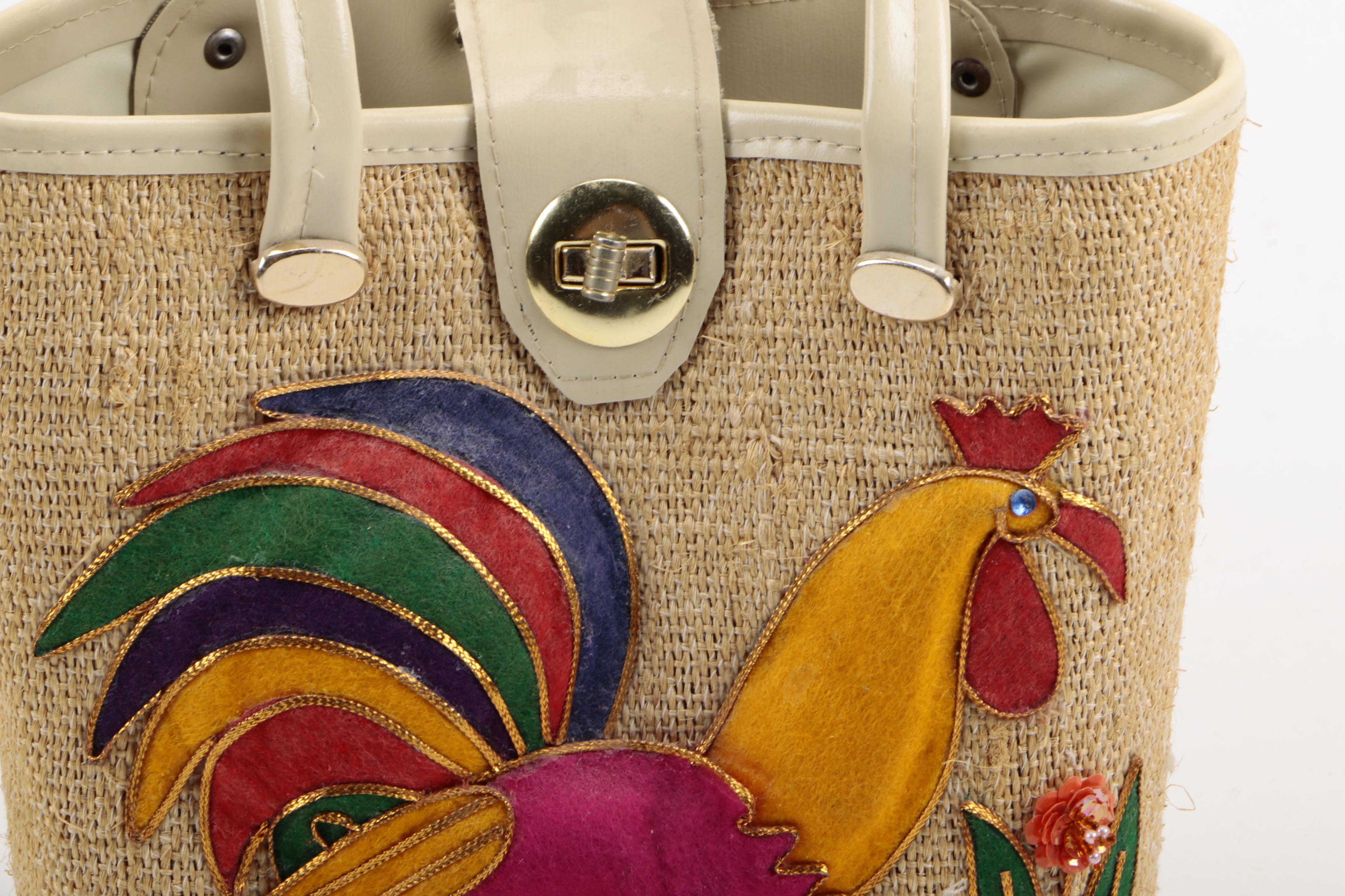 Assortment of Vintage Handbags Including Alligator Saks Fifth Avenue