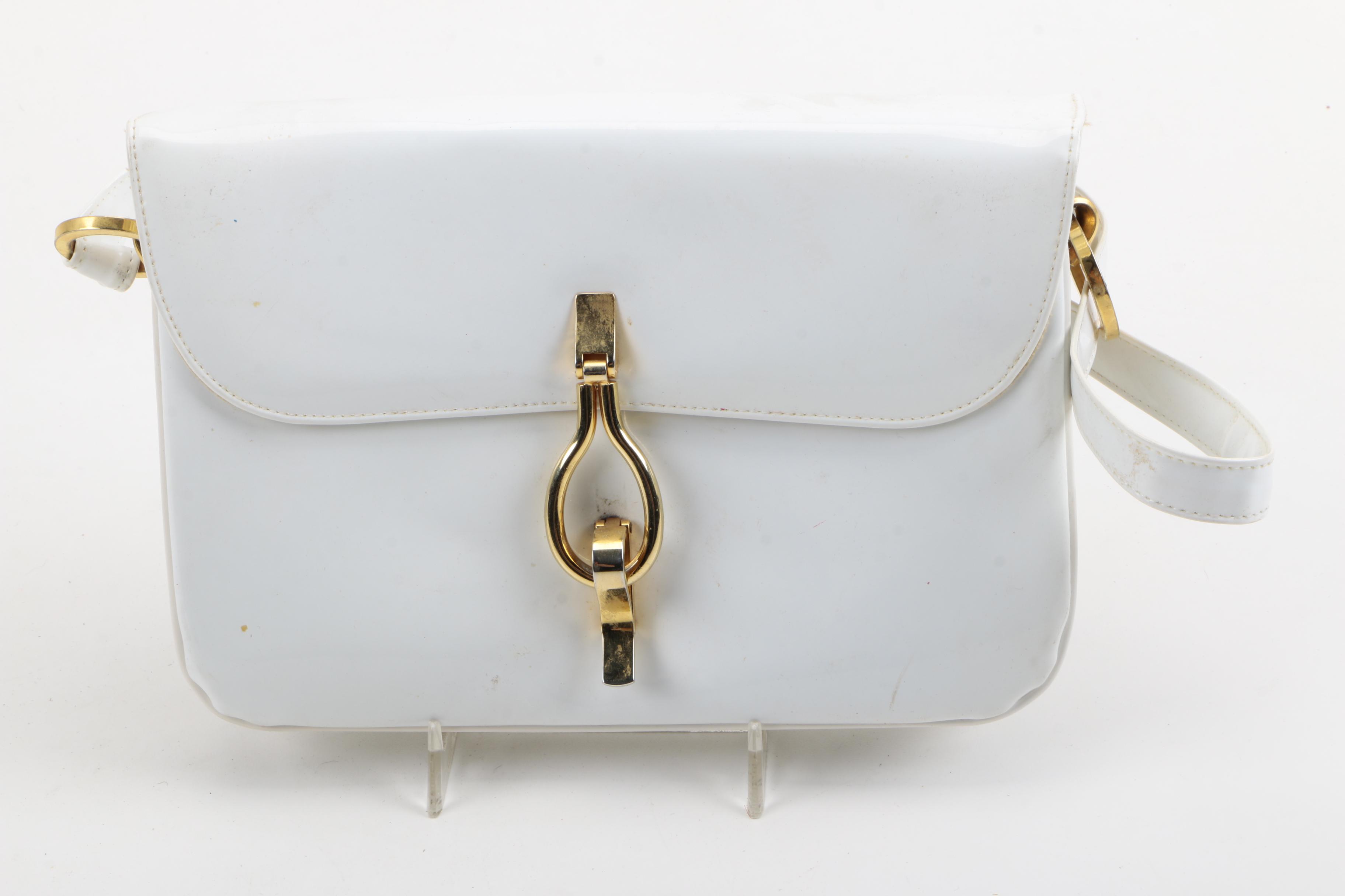 Assortment of Vintage Handbags Including Alligator Saks Fifth Avenue