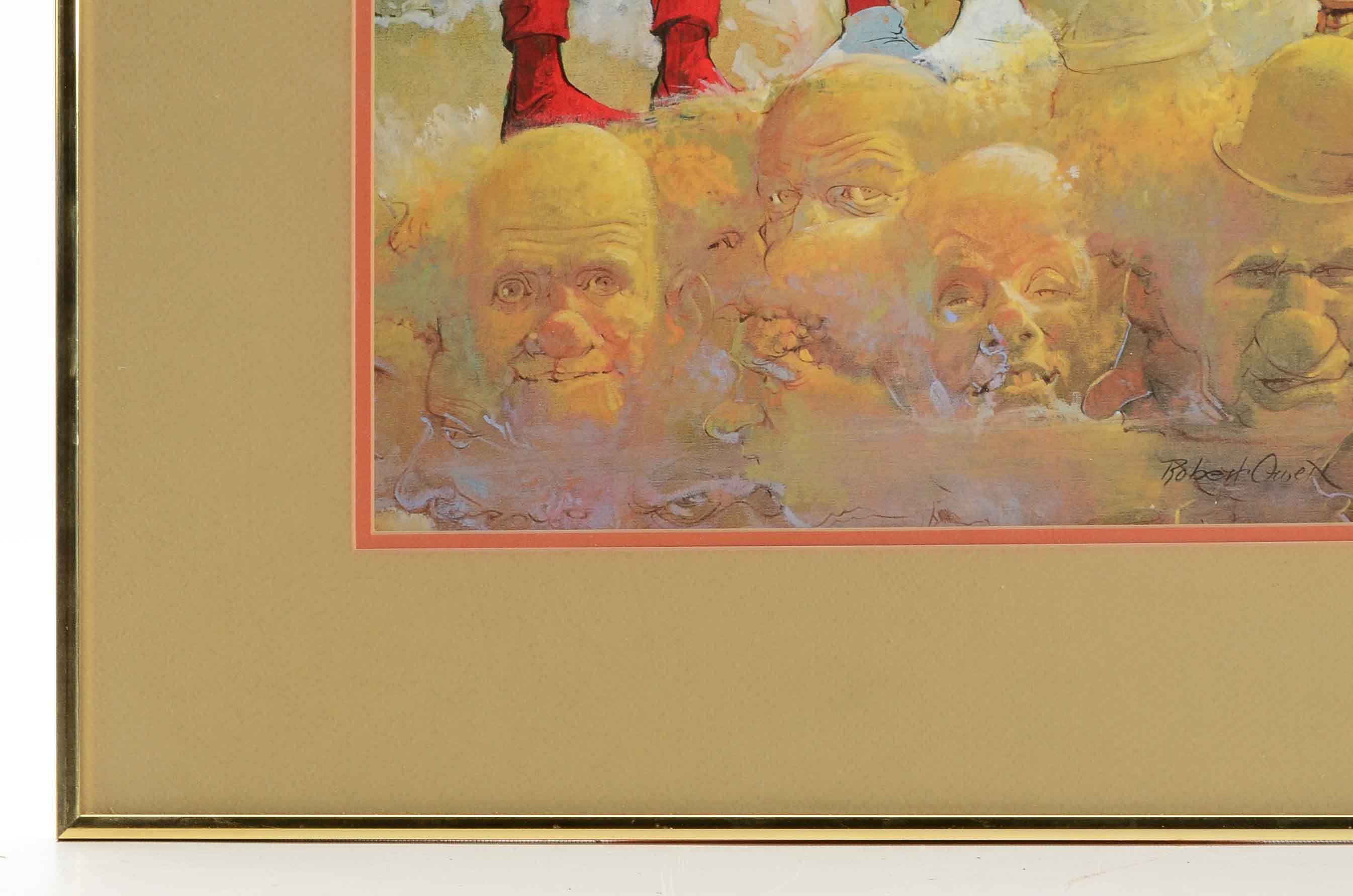 Robert Owen Angel Clown Print