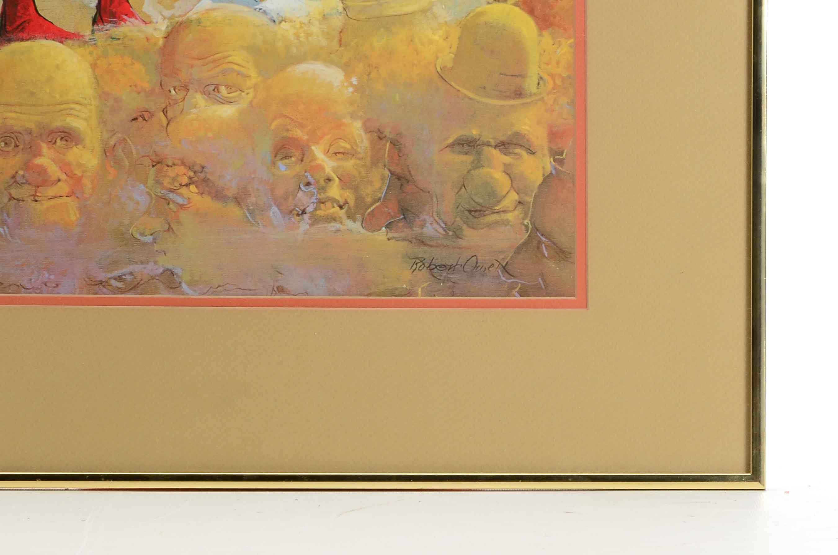 Robert Owen Angel Clown Print
