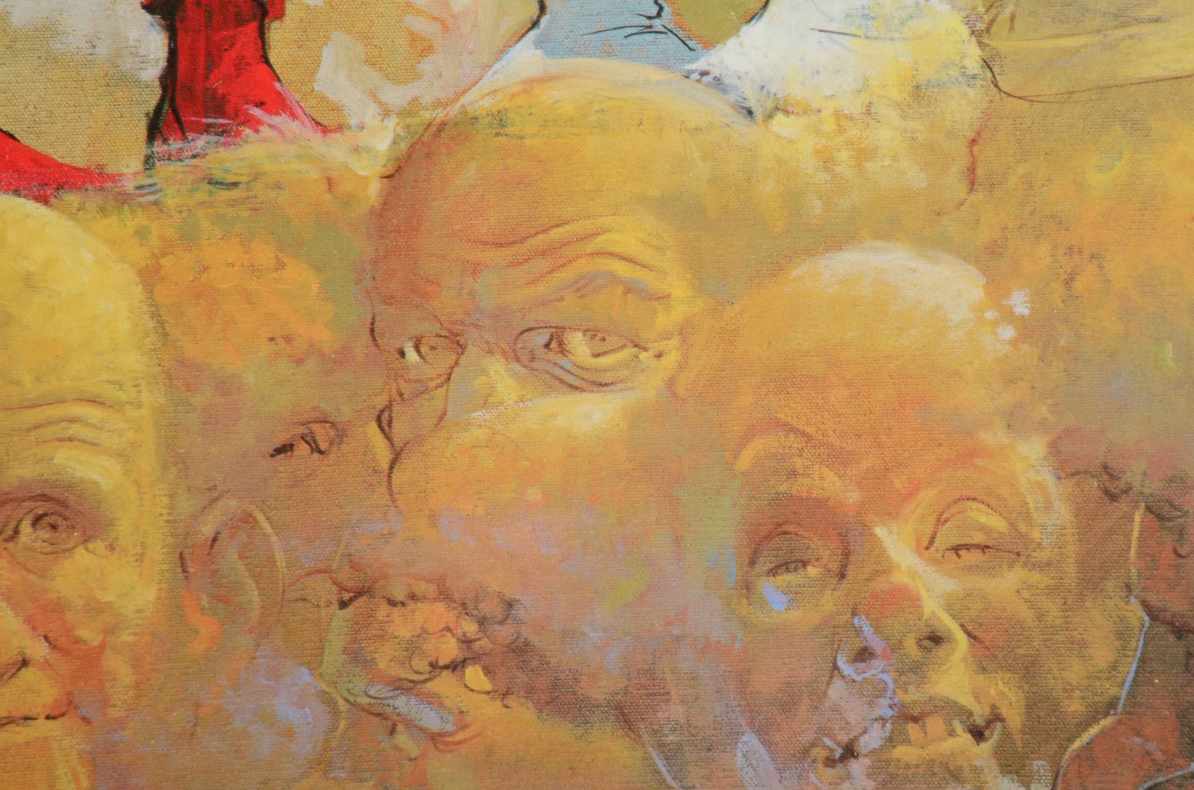 Robert Owen Angel Clown Print