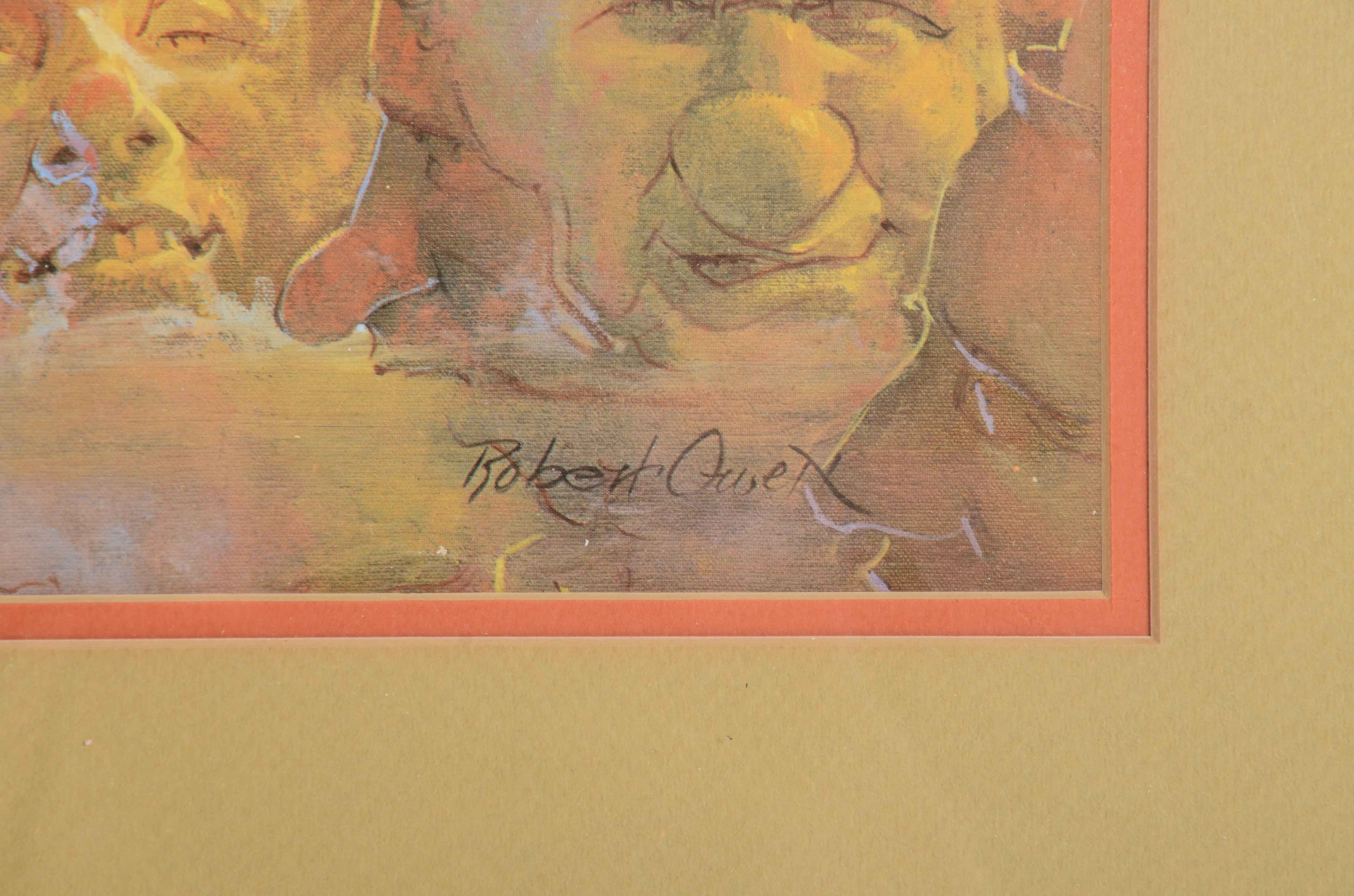 Robert Owen Angel Clown Print