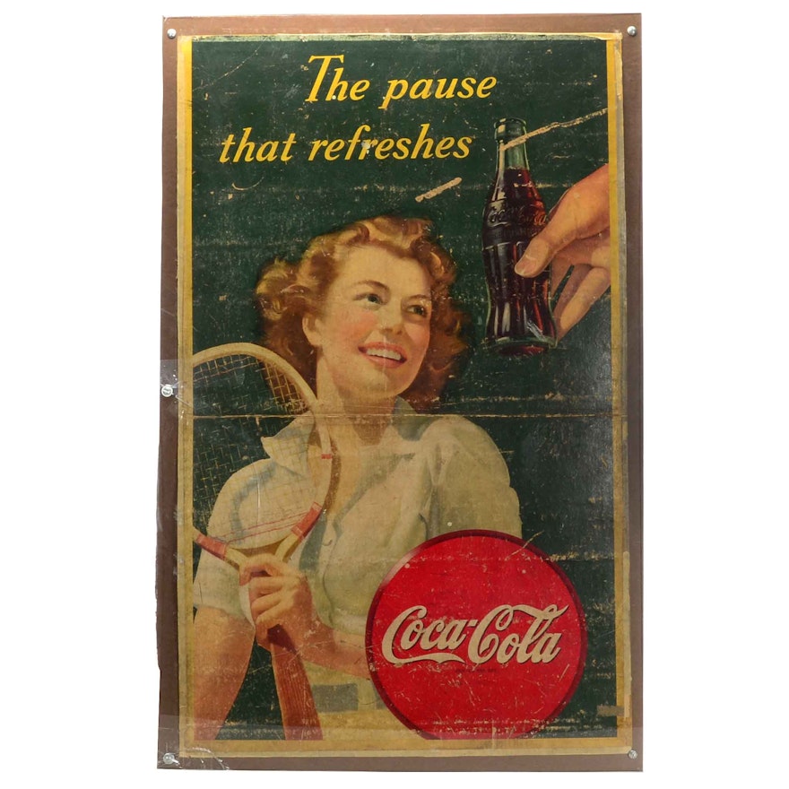 1945 Coca-Cola Large Sign
