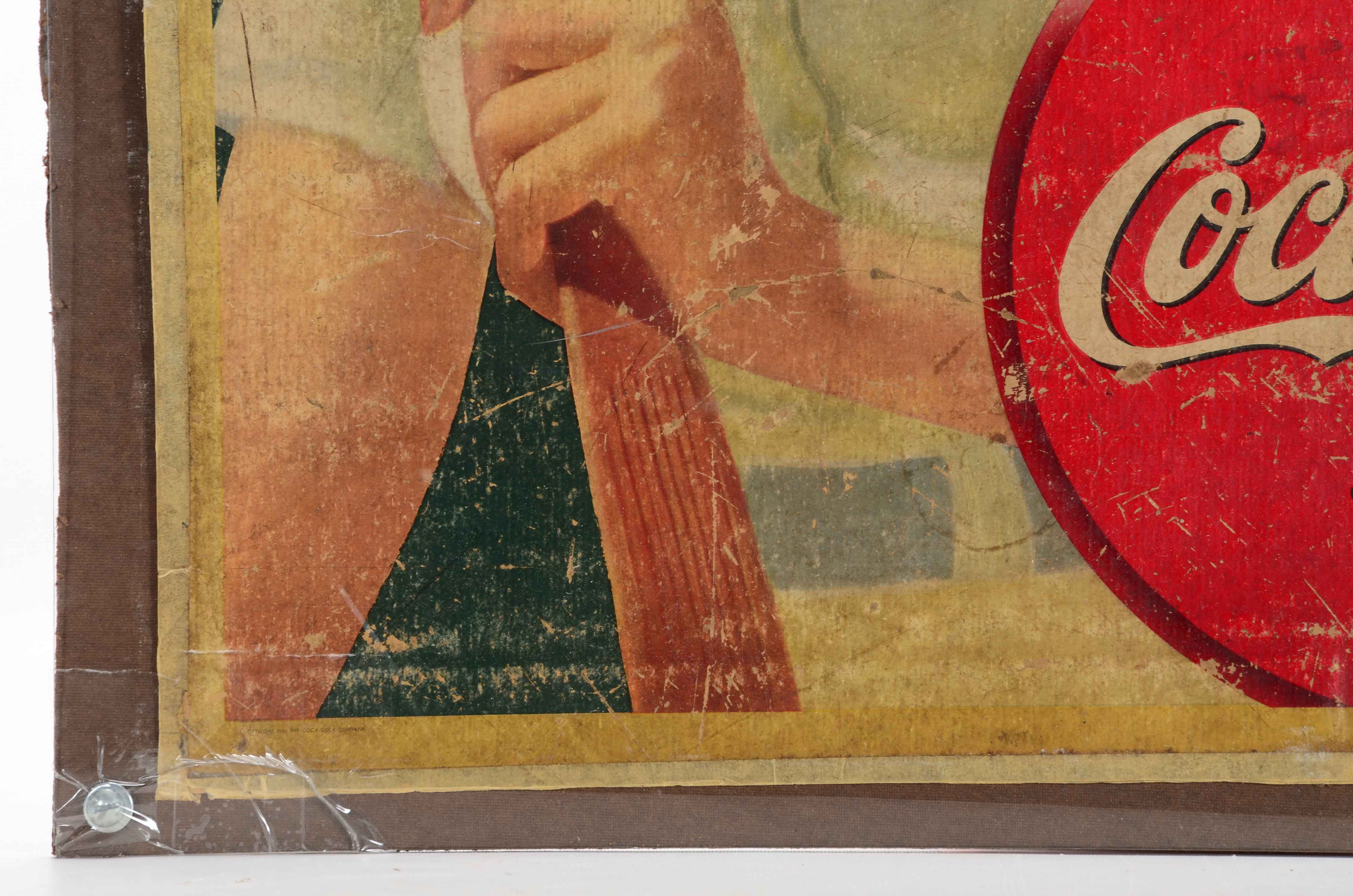 1945 Coca-Cola Large Sign
