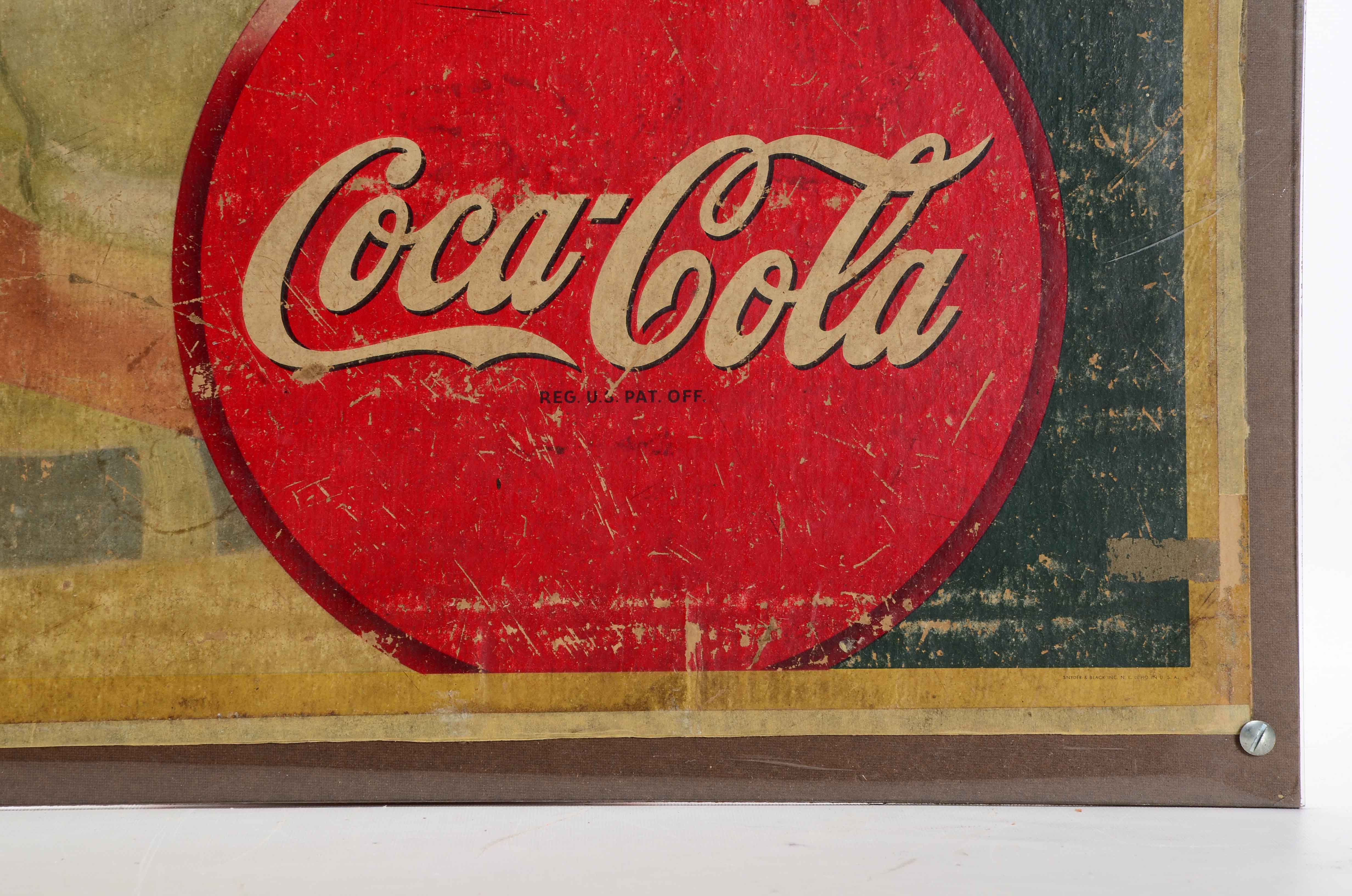 1945 Coca-Cola Large Sign