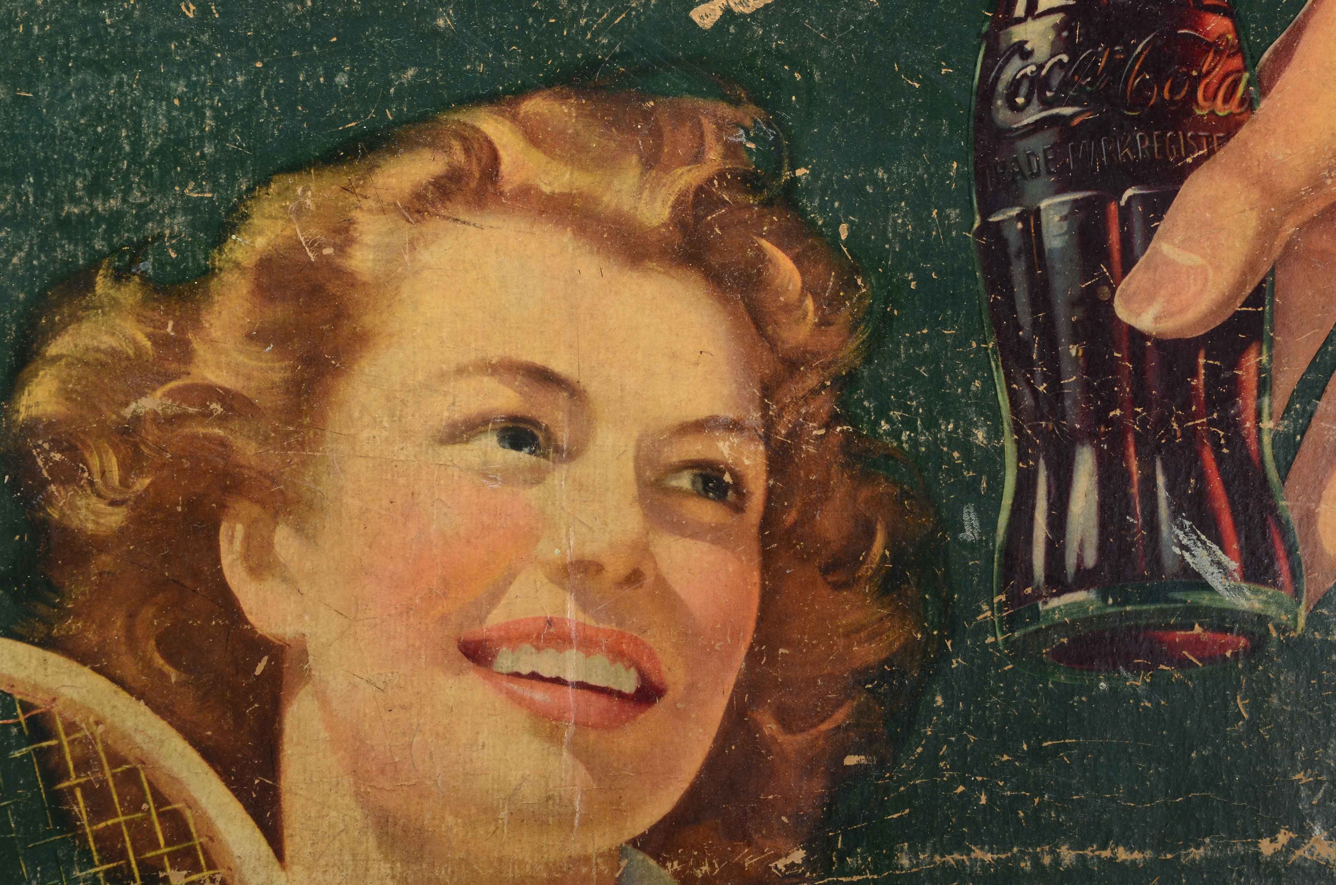 1945 Coca-Cola Large Sign