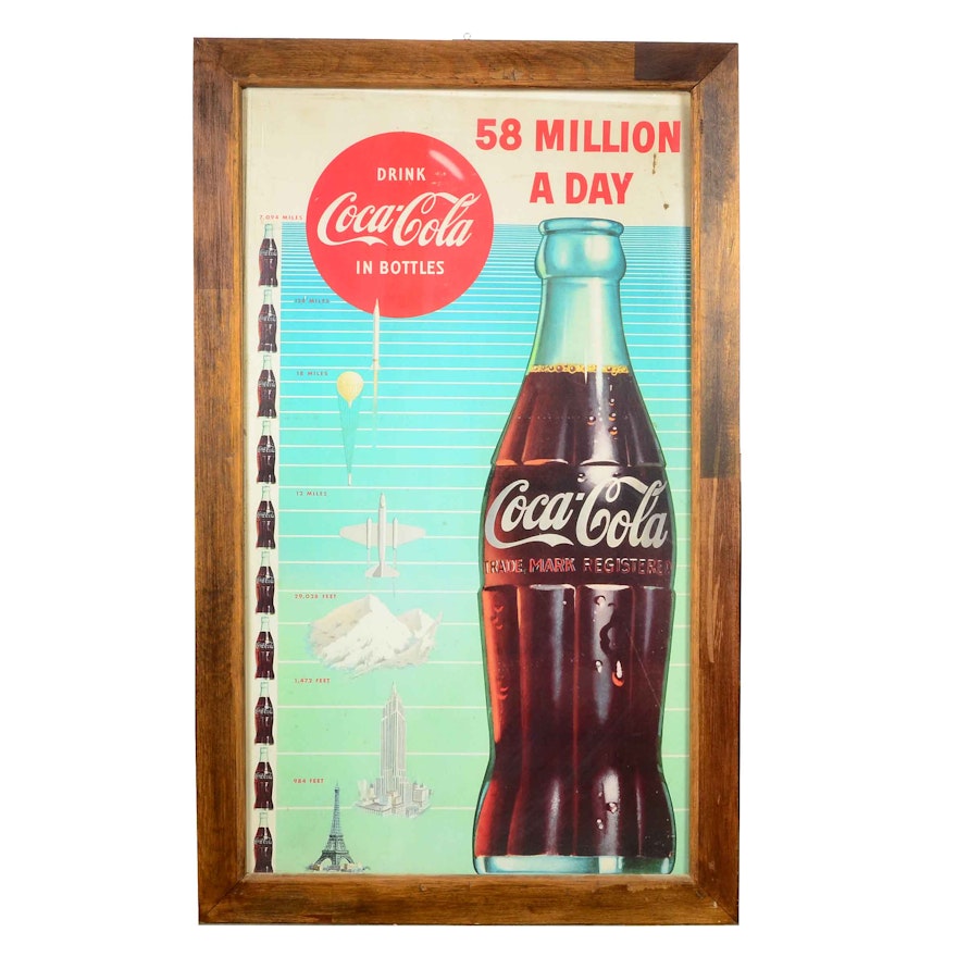1950/Early 1960s Coca-Cola Sign