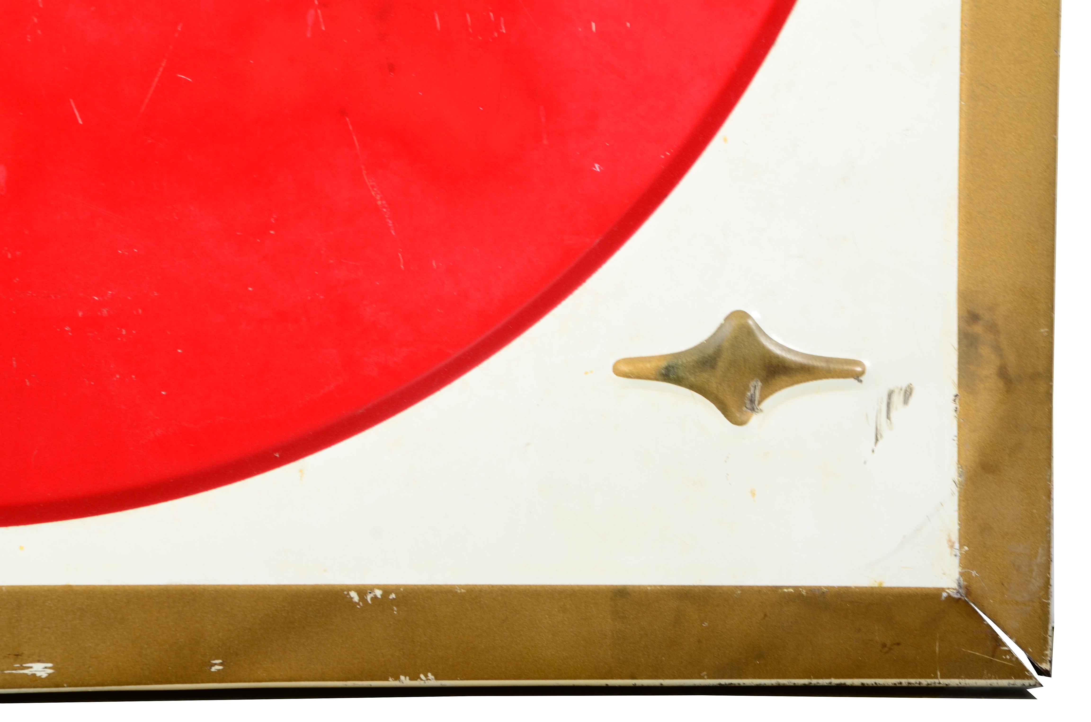 1950s Coca-Cola Metal Advertising Store Sign