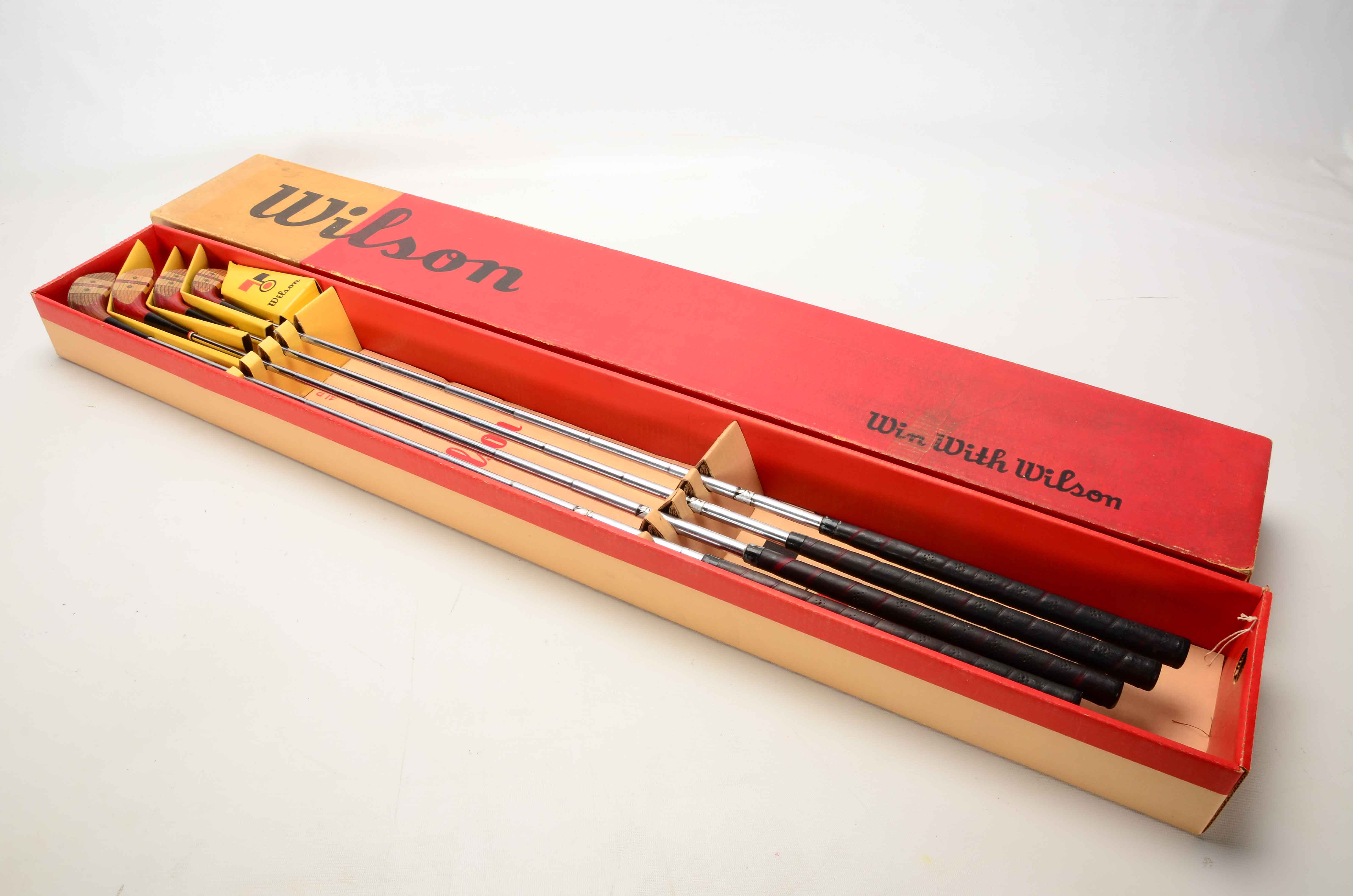 Arnold Palmer Endorsed Wilson "Shot Maker" Clubs in Box