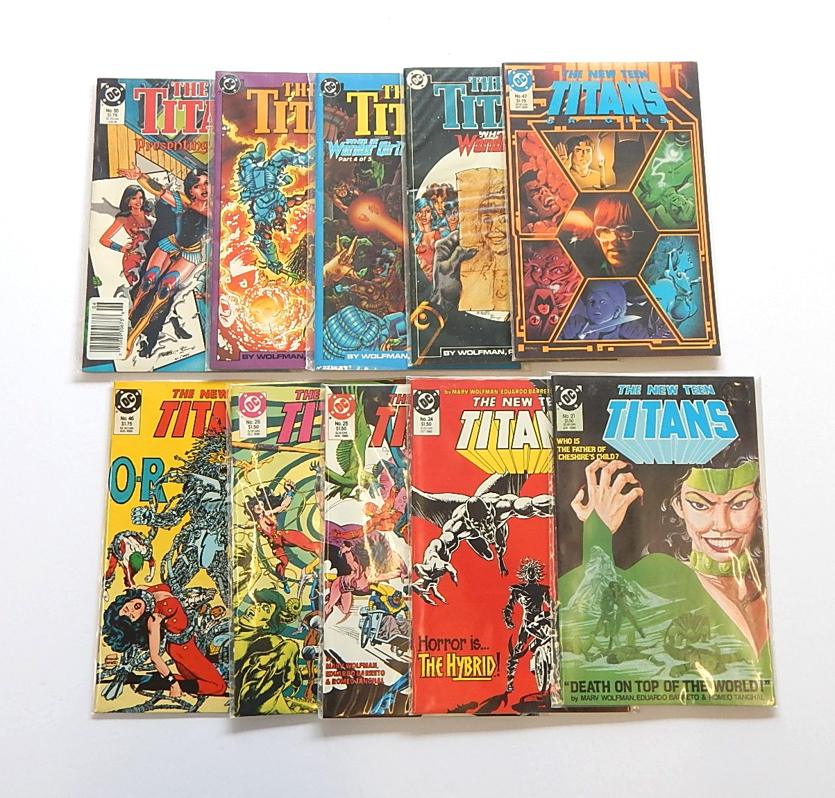 Bronze and Modern Age DC Comics with "The New Teen Titans"