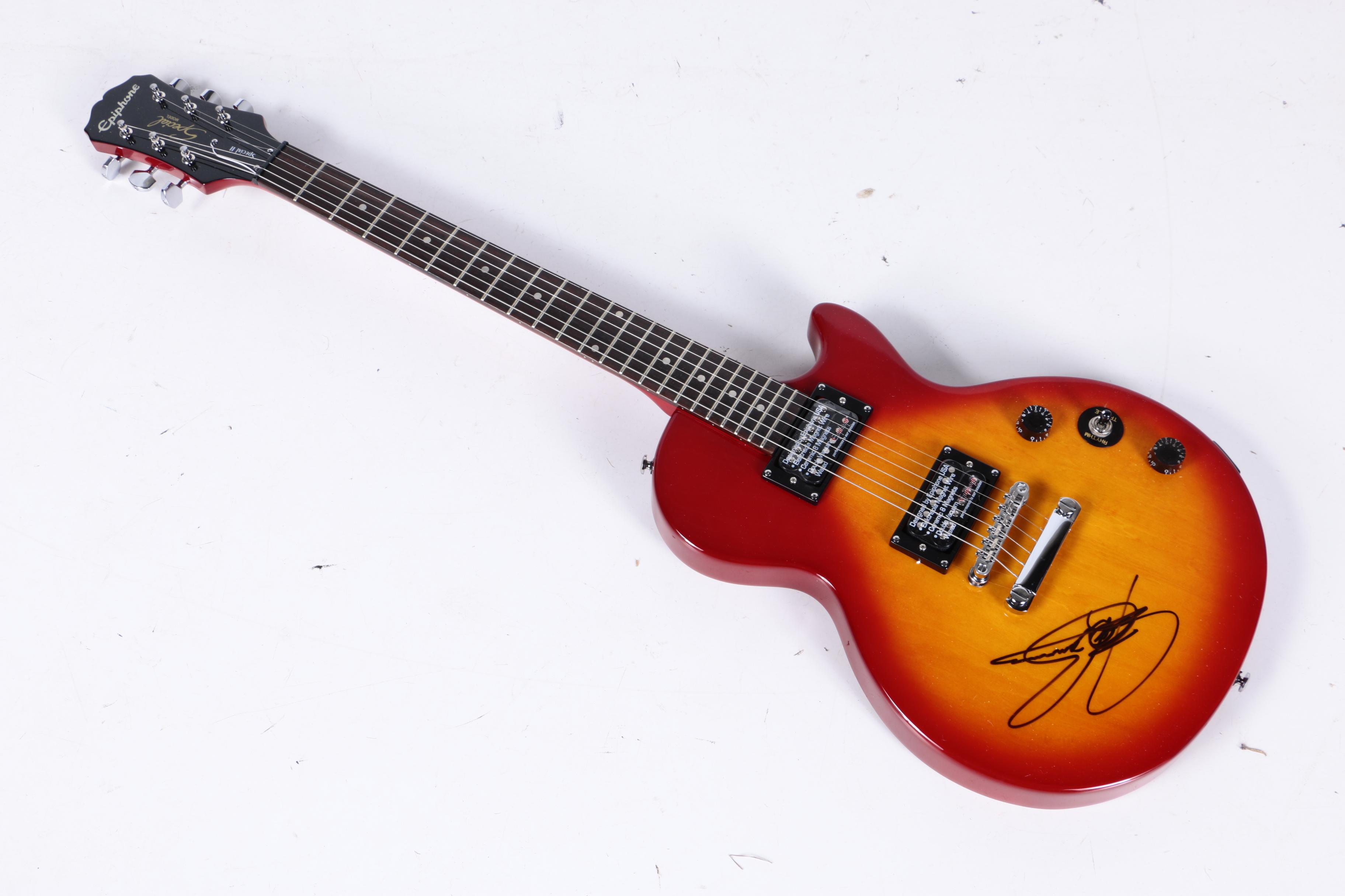 Autographed Joe Bonamassa Epiphone Les Paul Special II Electric Guitar