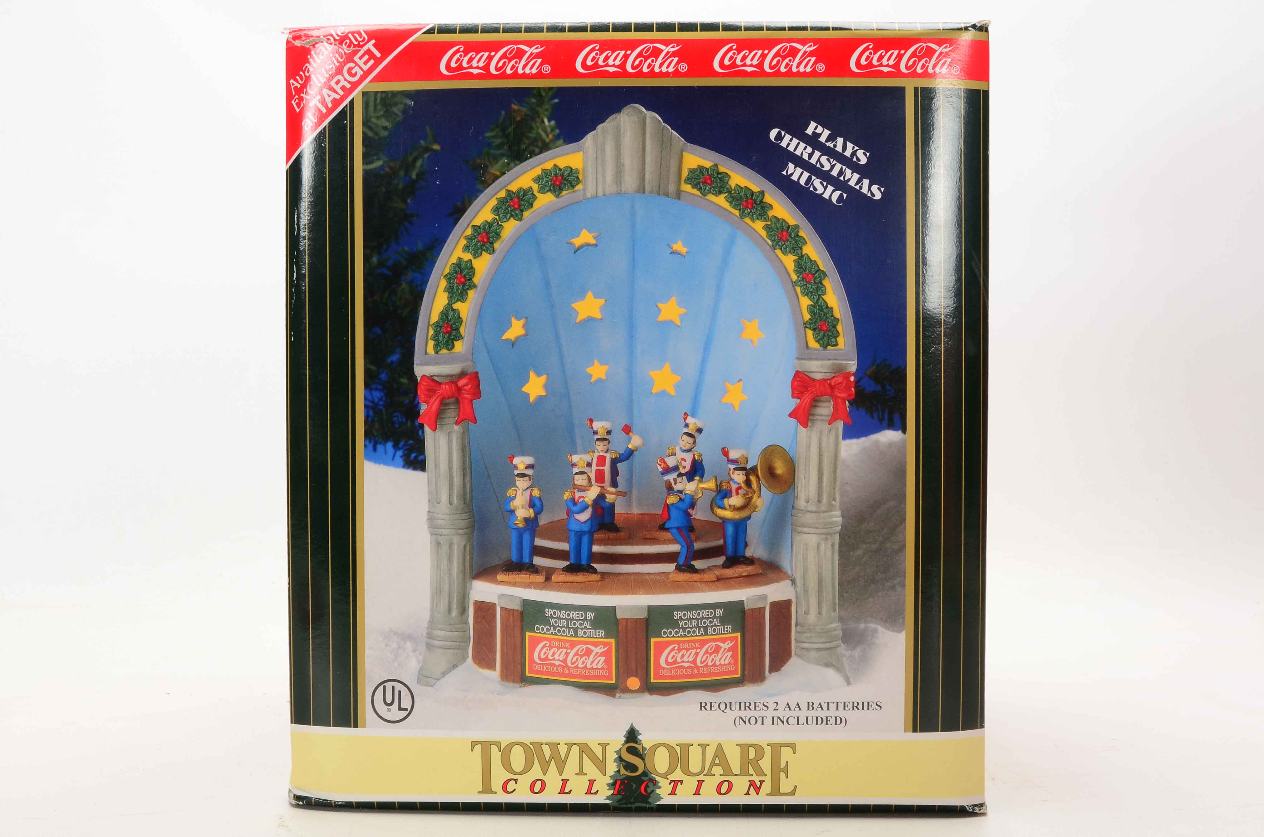 Four 1998 Coca-Cola "Town Square" Collectibles