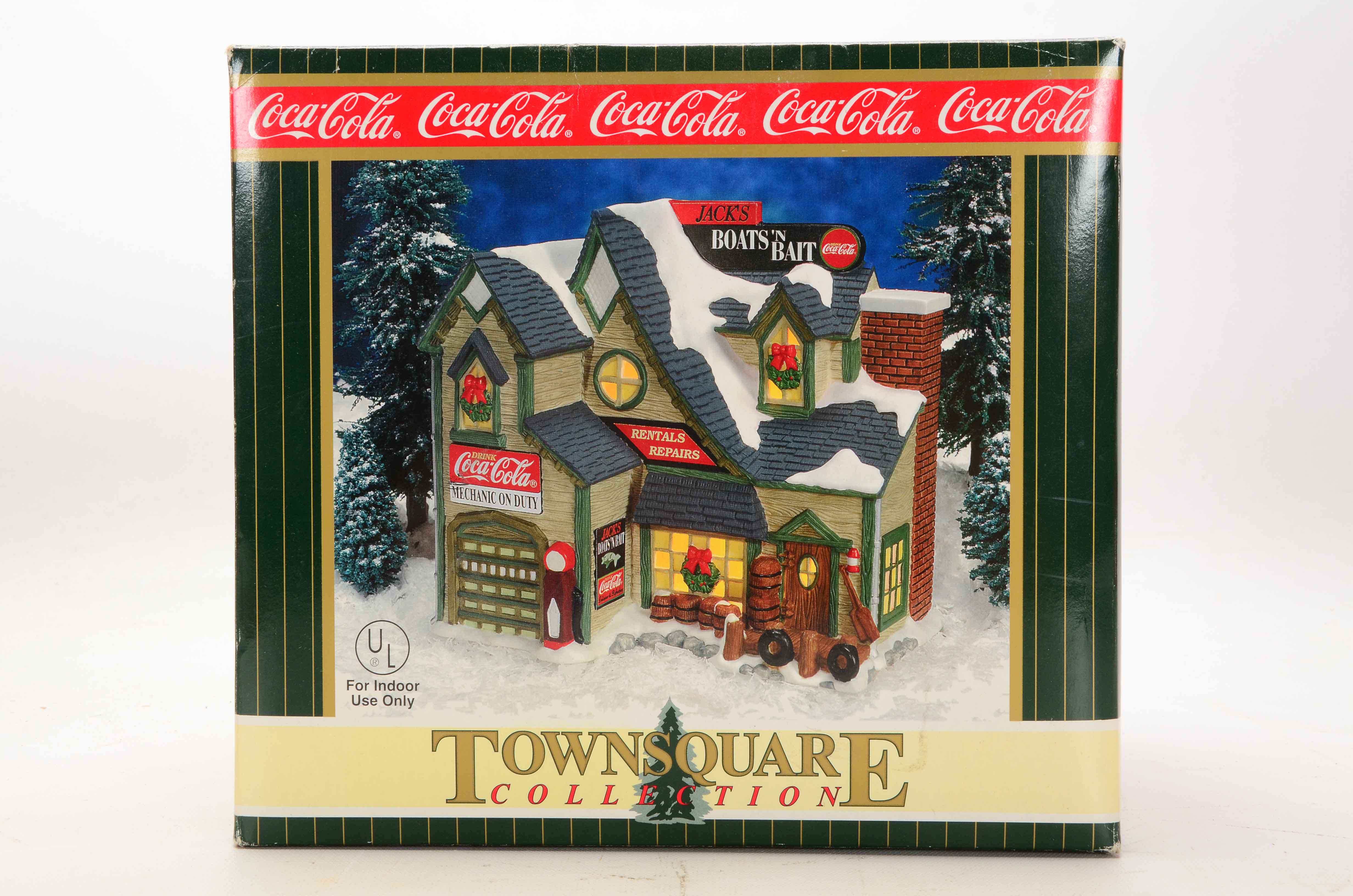 Four 1998 Coca-Cola "Town Square" Collectibles