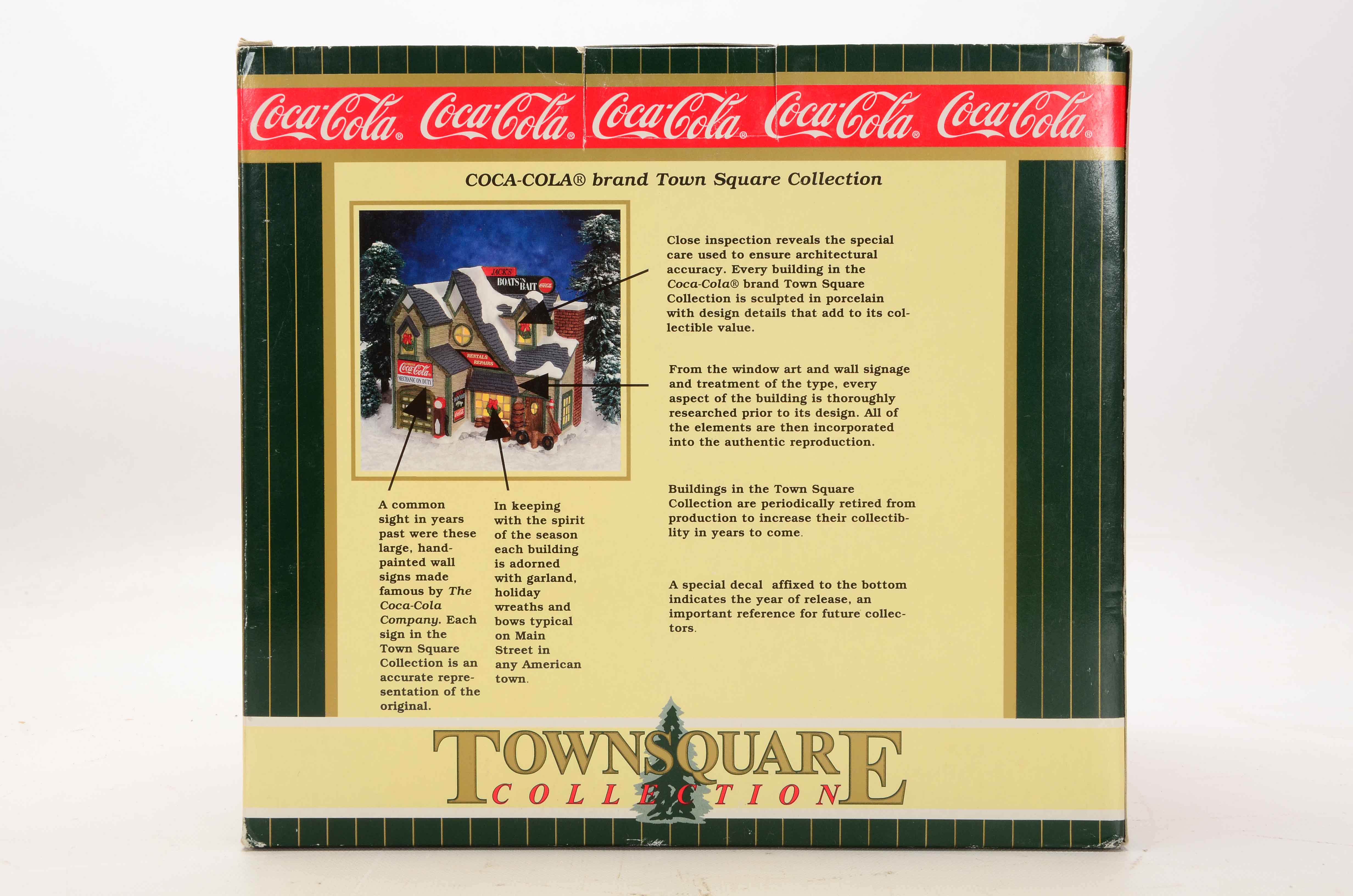 Four 1998 Coca-Cola "Town Square" Collectibles