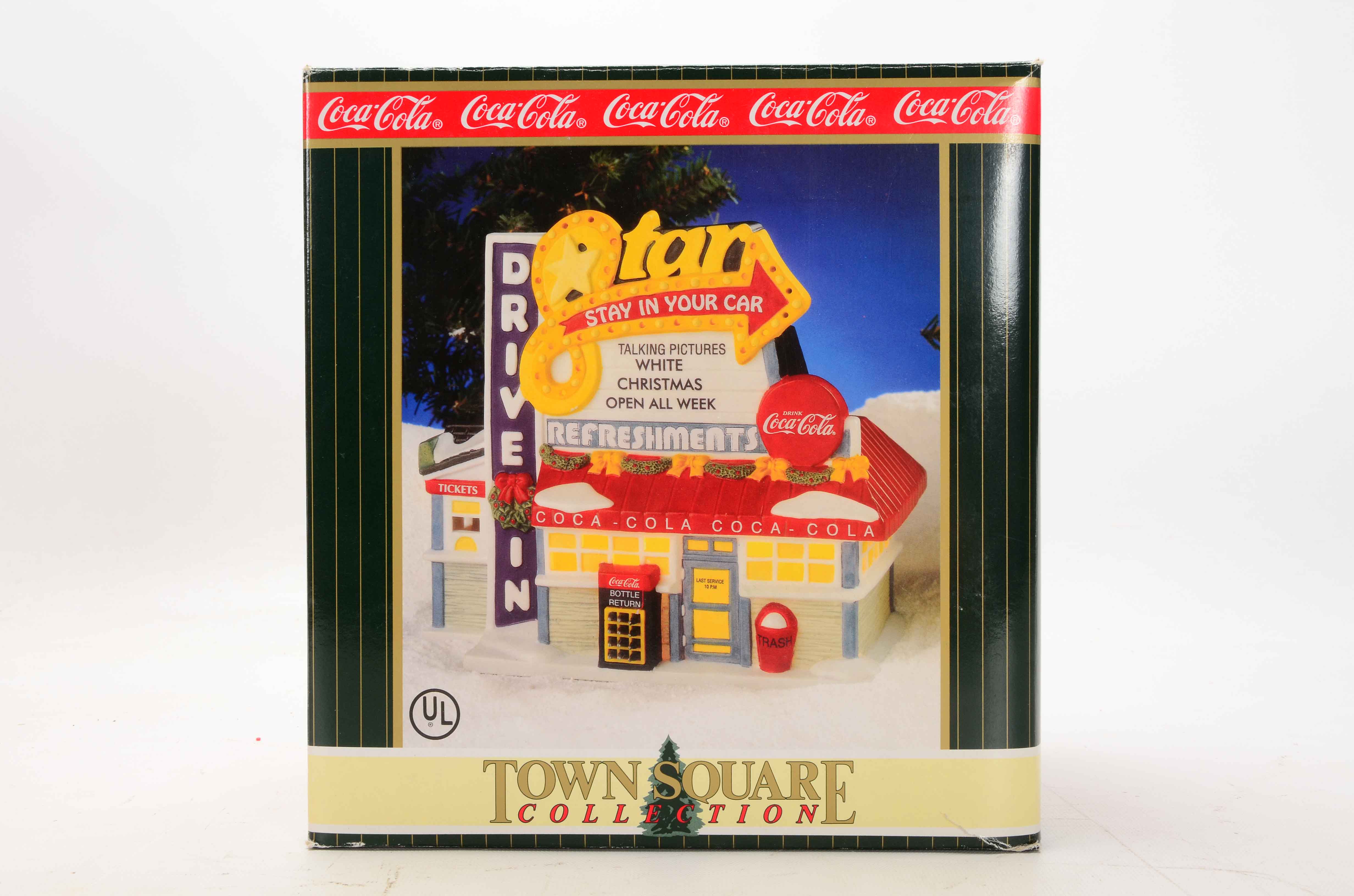 Four 1998 Coca-Cola "Town Square" Collectibles