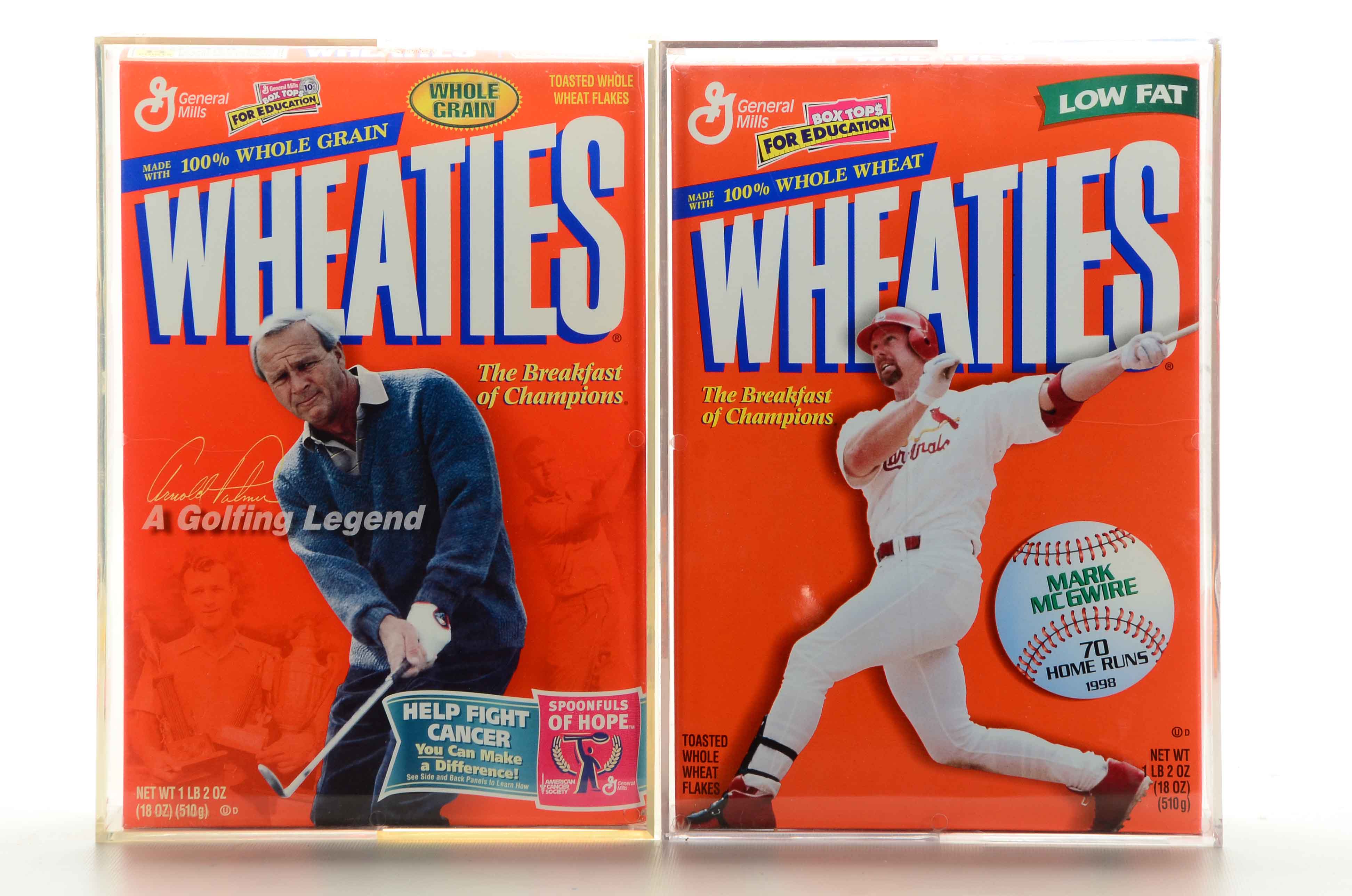 Wheaties Cereal Boxes, Jordan, McGwire, Griffey, Russell, and More