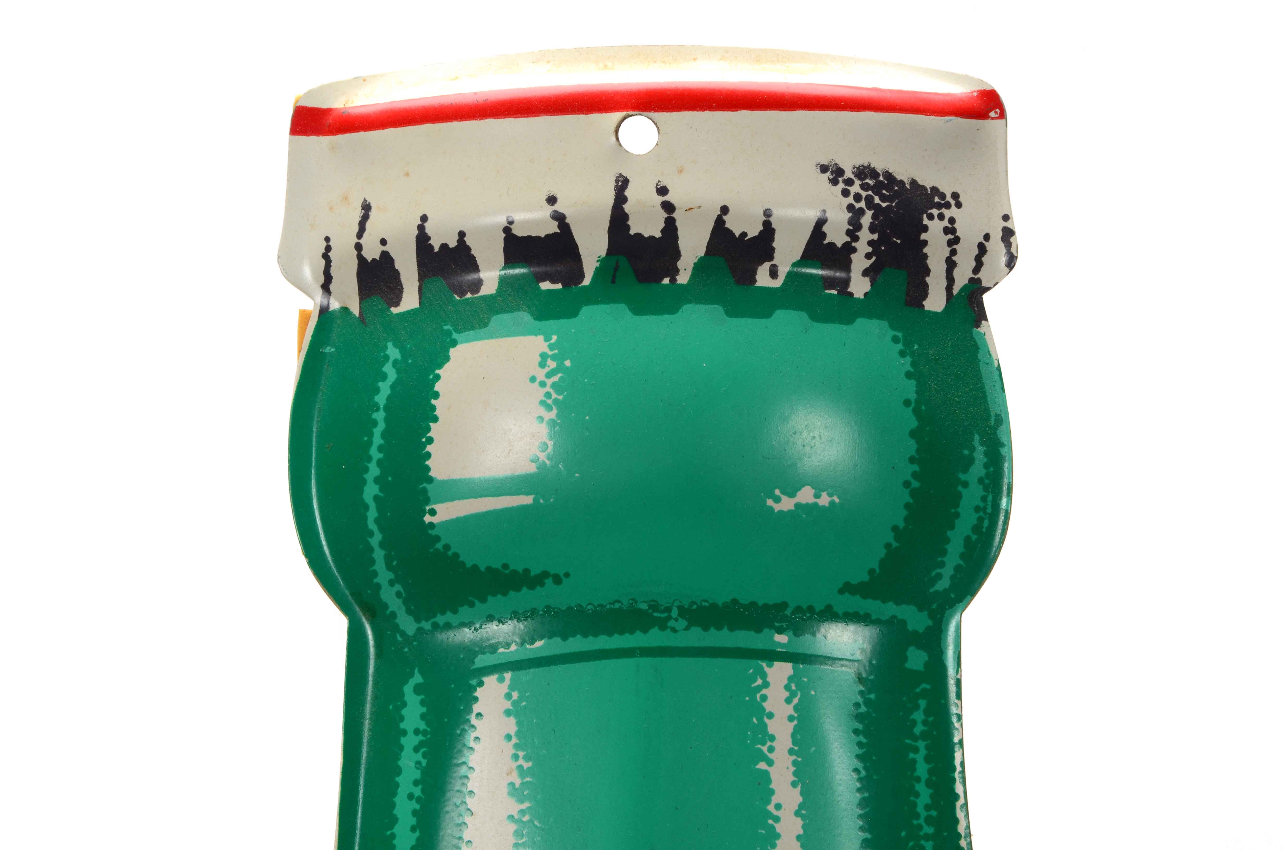 Large Coca-Cola Metal Advertising Thermometer