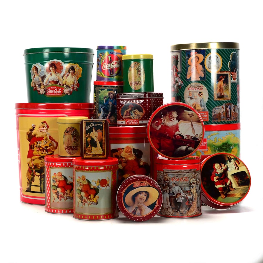 Contemporary Decorative Coca-Cola Tins