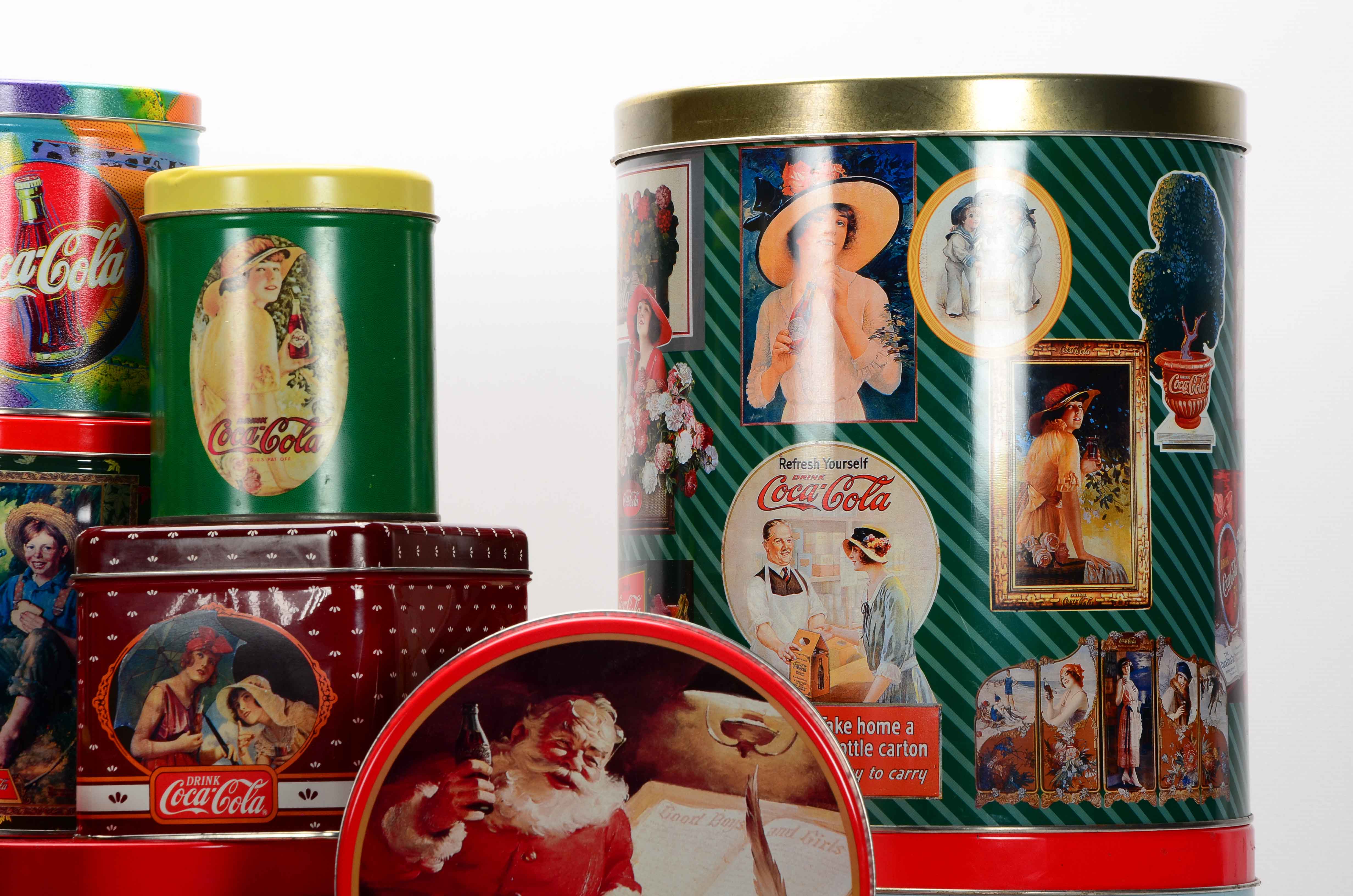 Contemporary Decorative Coca-Cola Tins