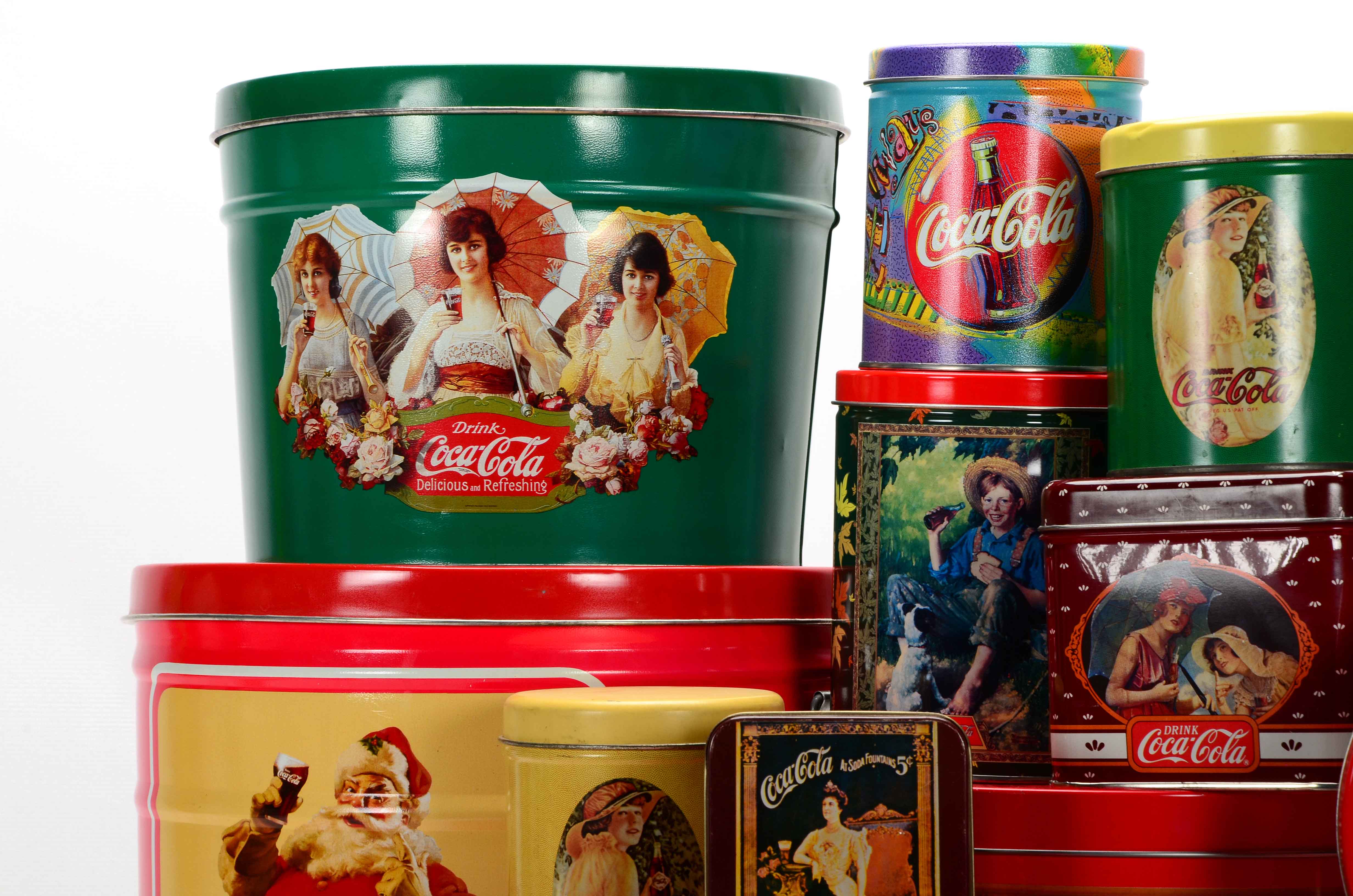 Contemporary Decorative Coca-Cola Tins