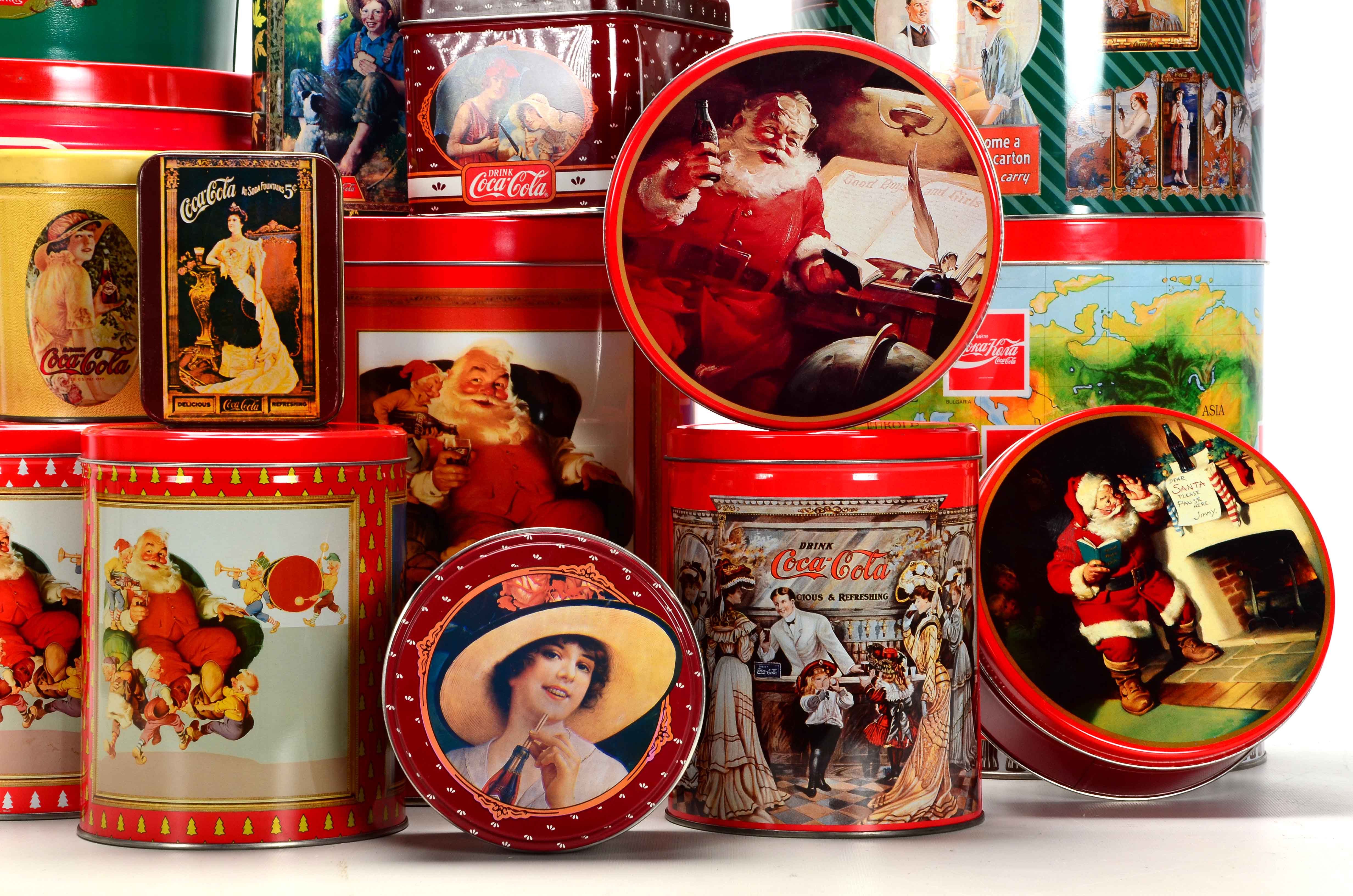 Contemporary Decorative Coca-Cola Tins