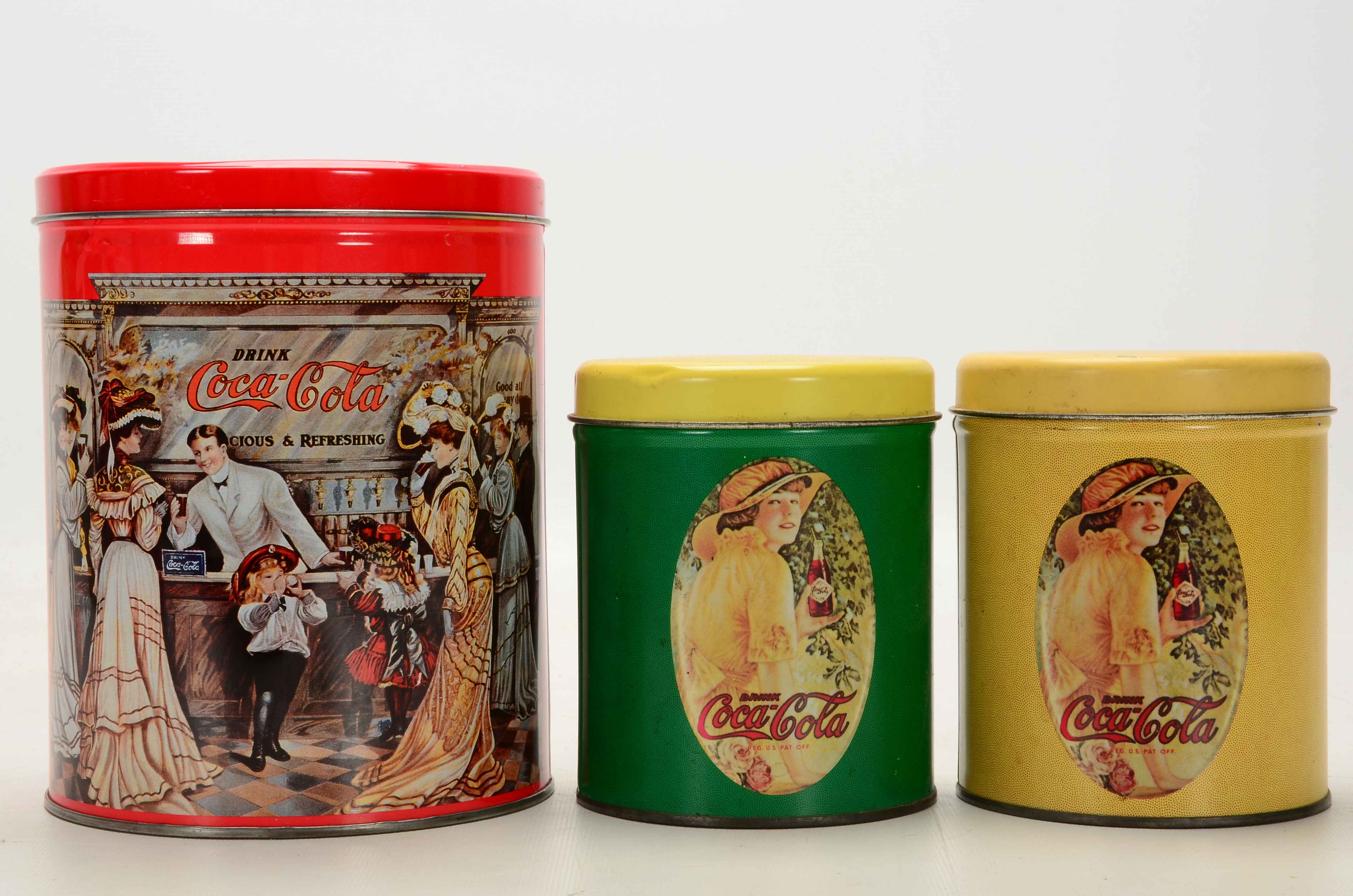 Contemporary Decorative Coca-Cola Tins