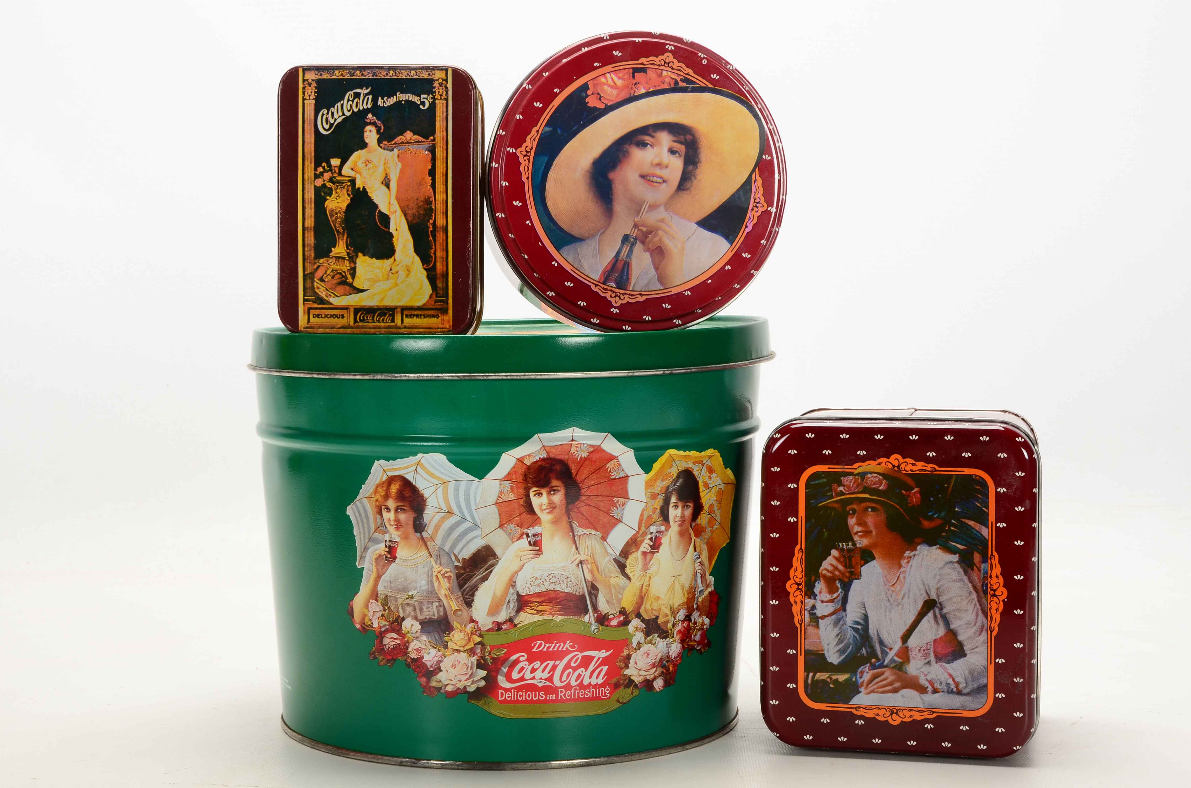 Contemporary Decorative Coca-Cola Tins