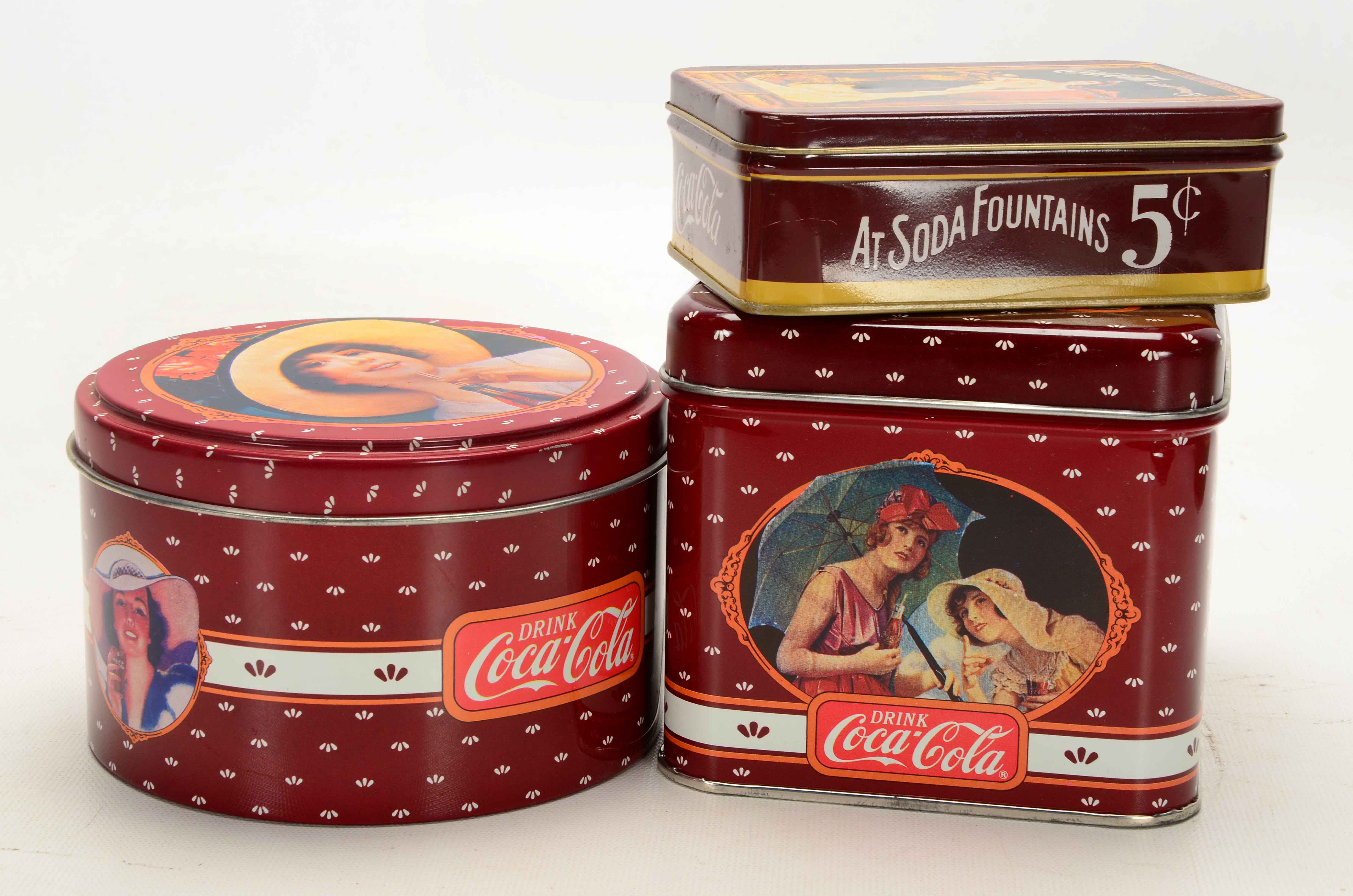 Contemporary Decorative Coca-Cola Tins