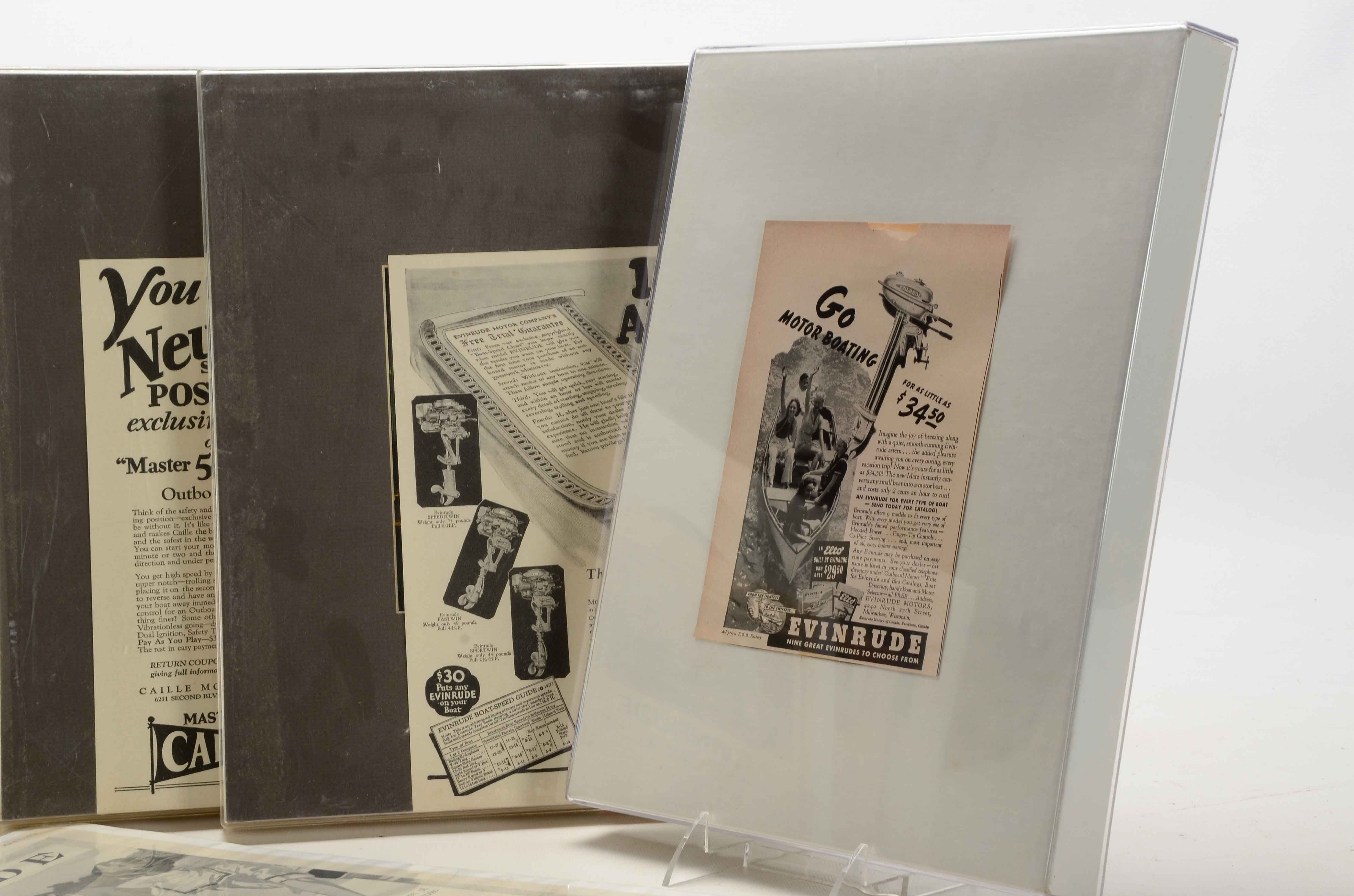 1900s-1940s Outdoor Motor Advertisements