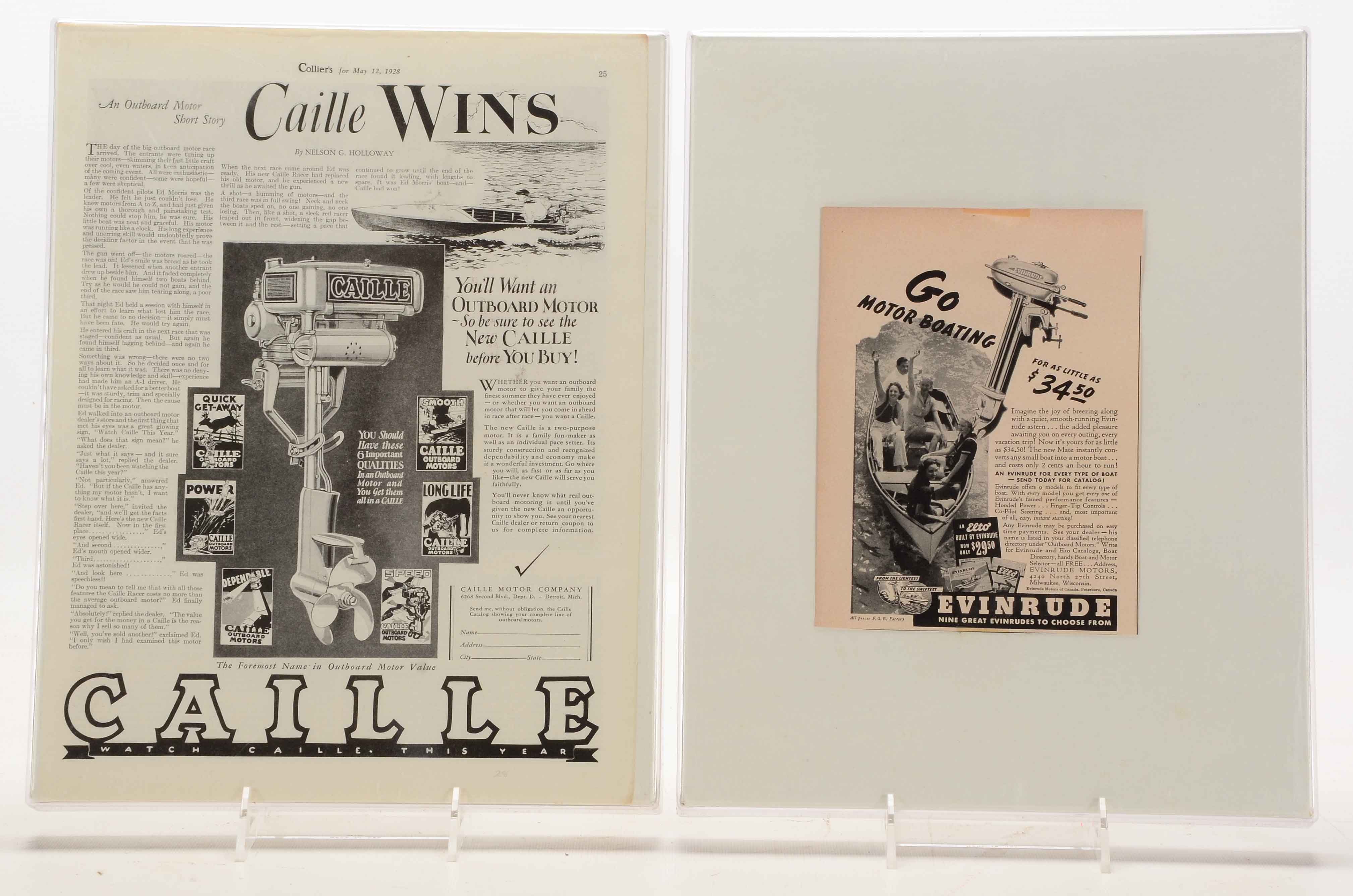 1900s-1940s Outdoor Motor Advertisements