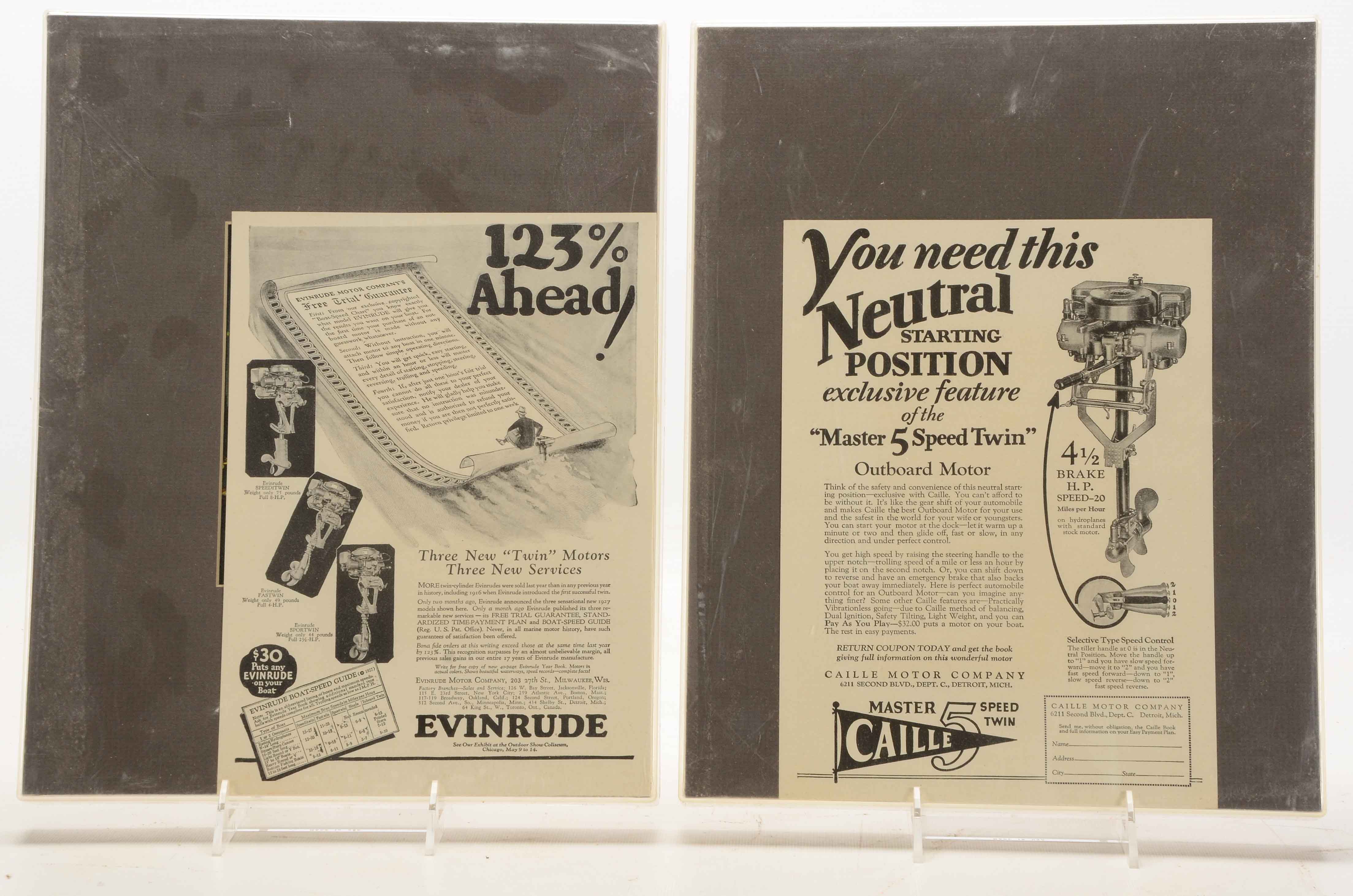 1900s-1940s Outdoor Motor Advertisements