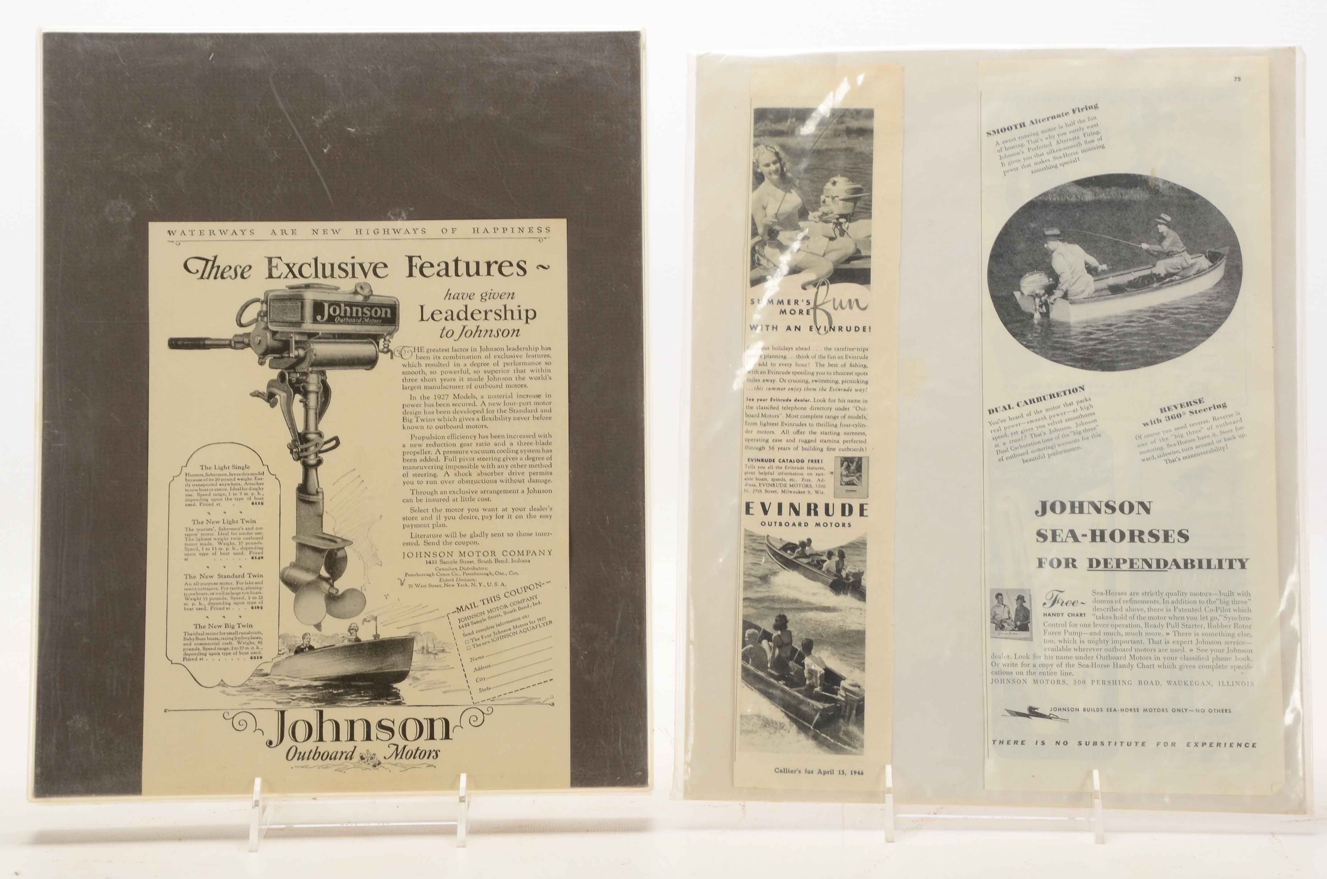 1900s-1940s Outdoor Motor Advertisements