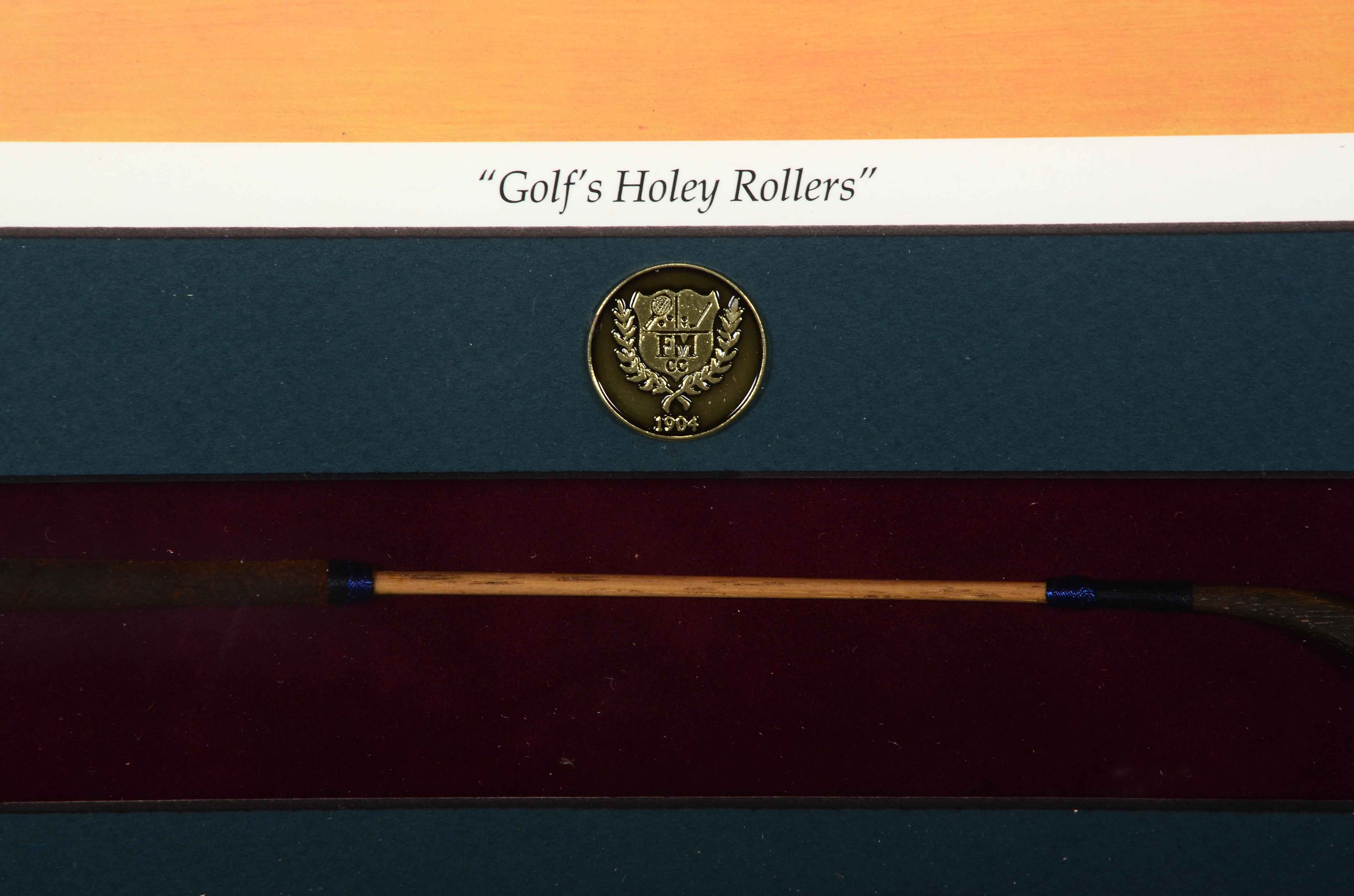 Four Framed Golf Decor Items