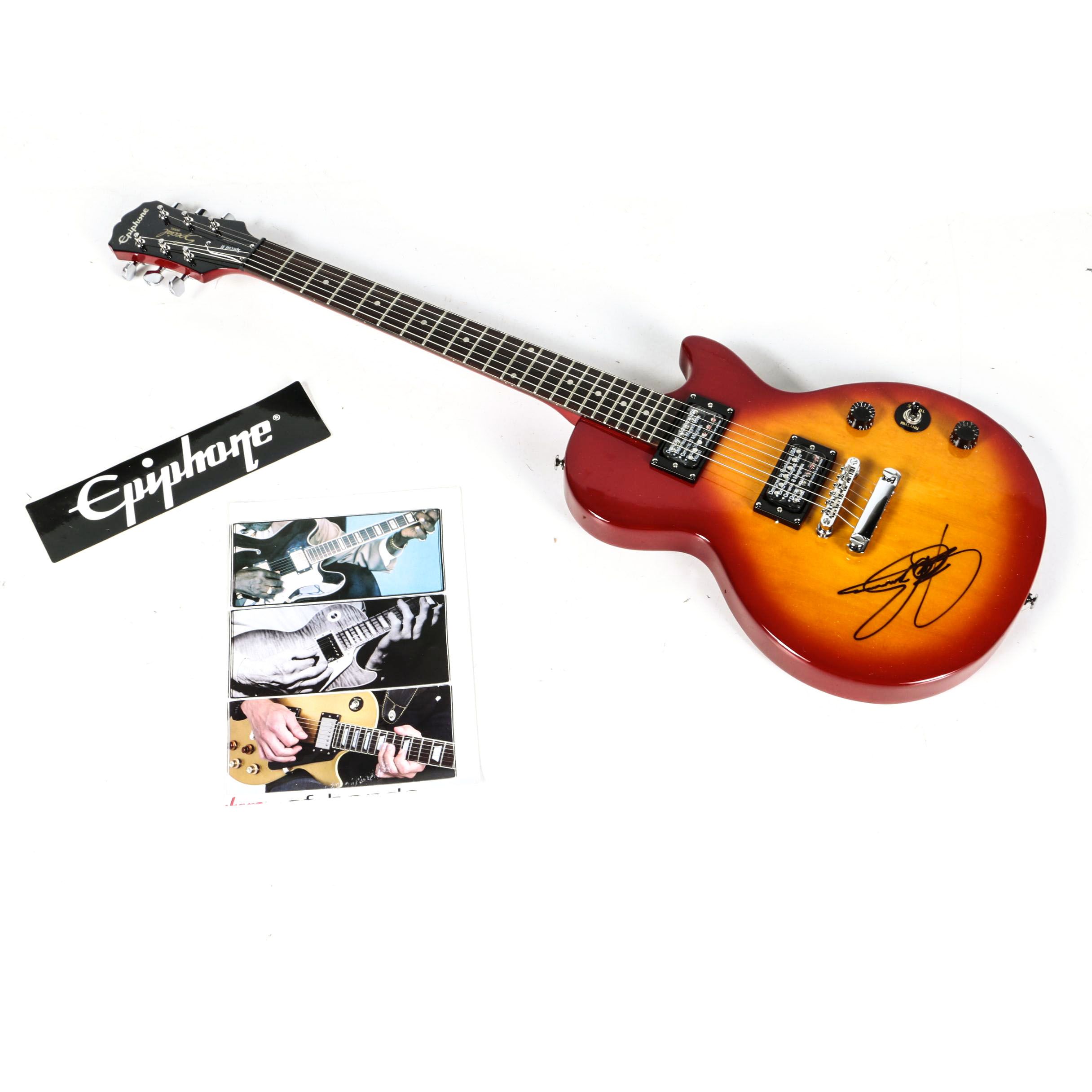 Autographed Joe Bonamassa Epiphone Les Paul Special II Electric Guitar