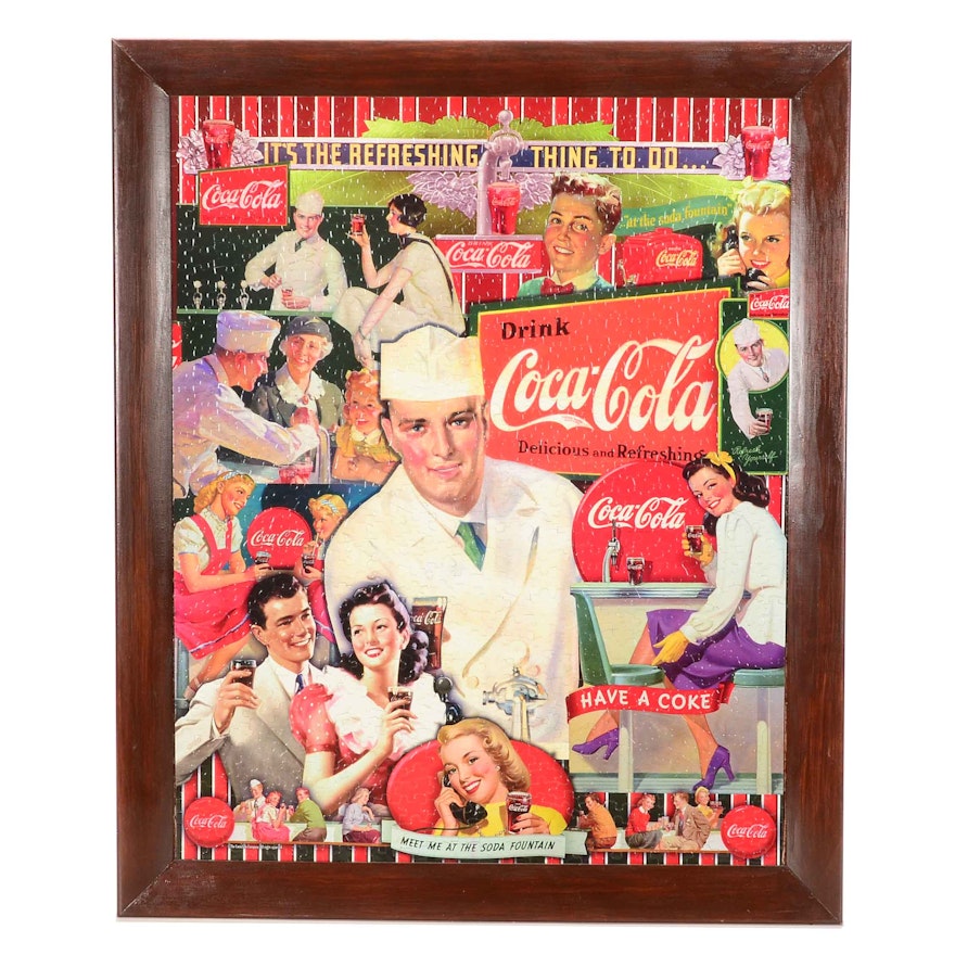 Framed Coca-Cola Puzzle