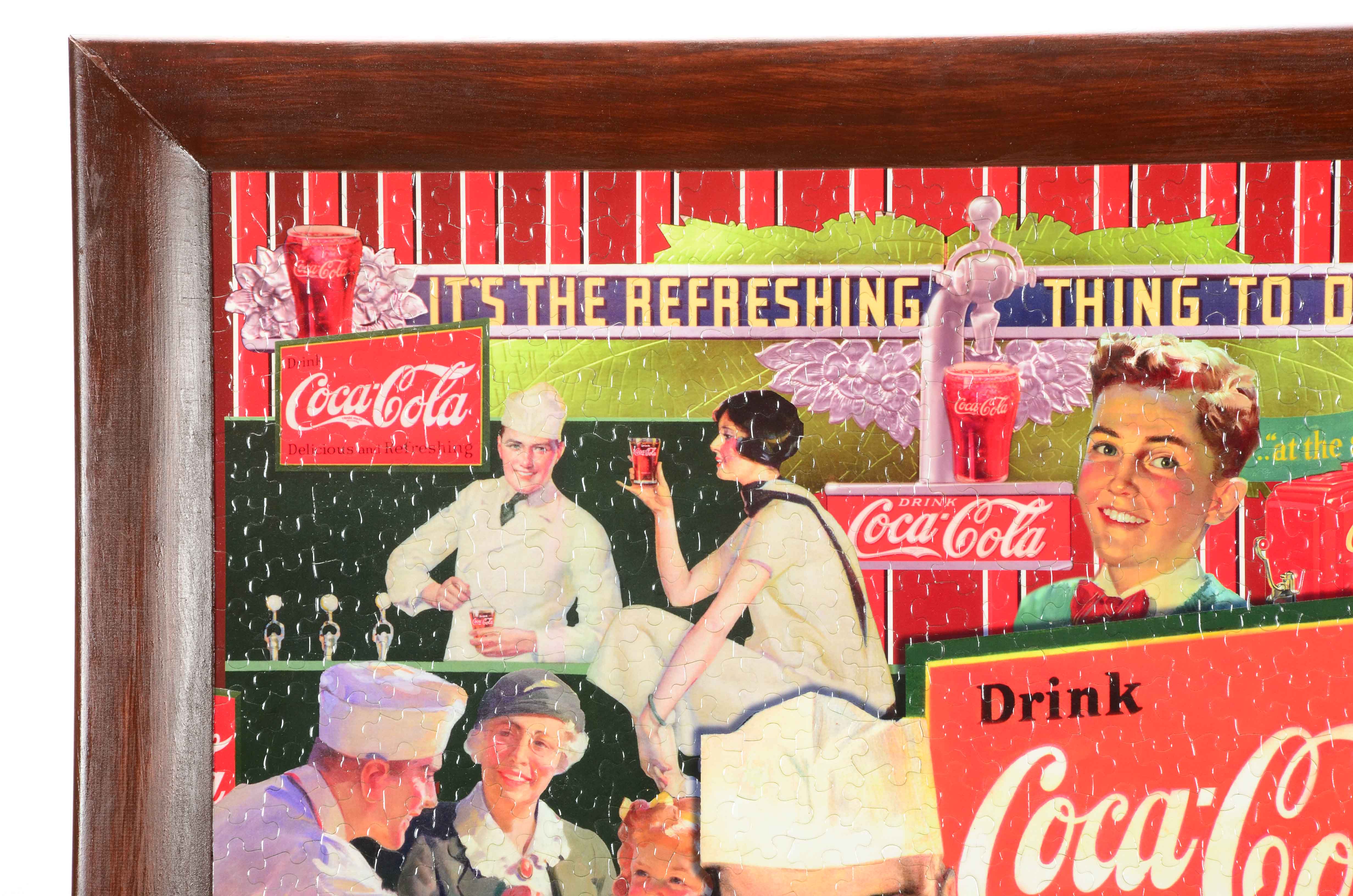 Framed Coca-Cola Puzzle