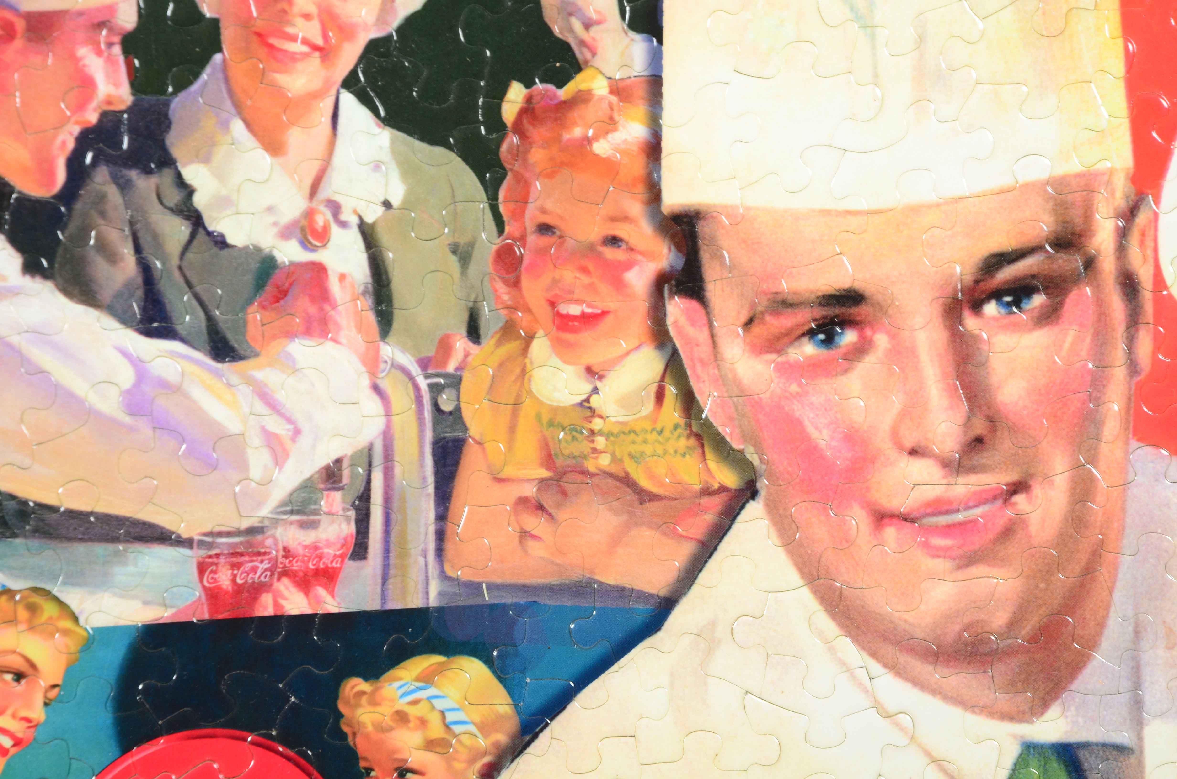 Framed Coca-Cola Puzzle