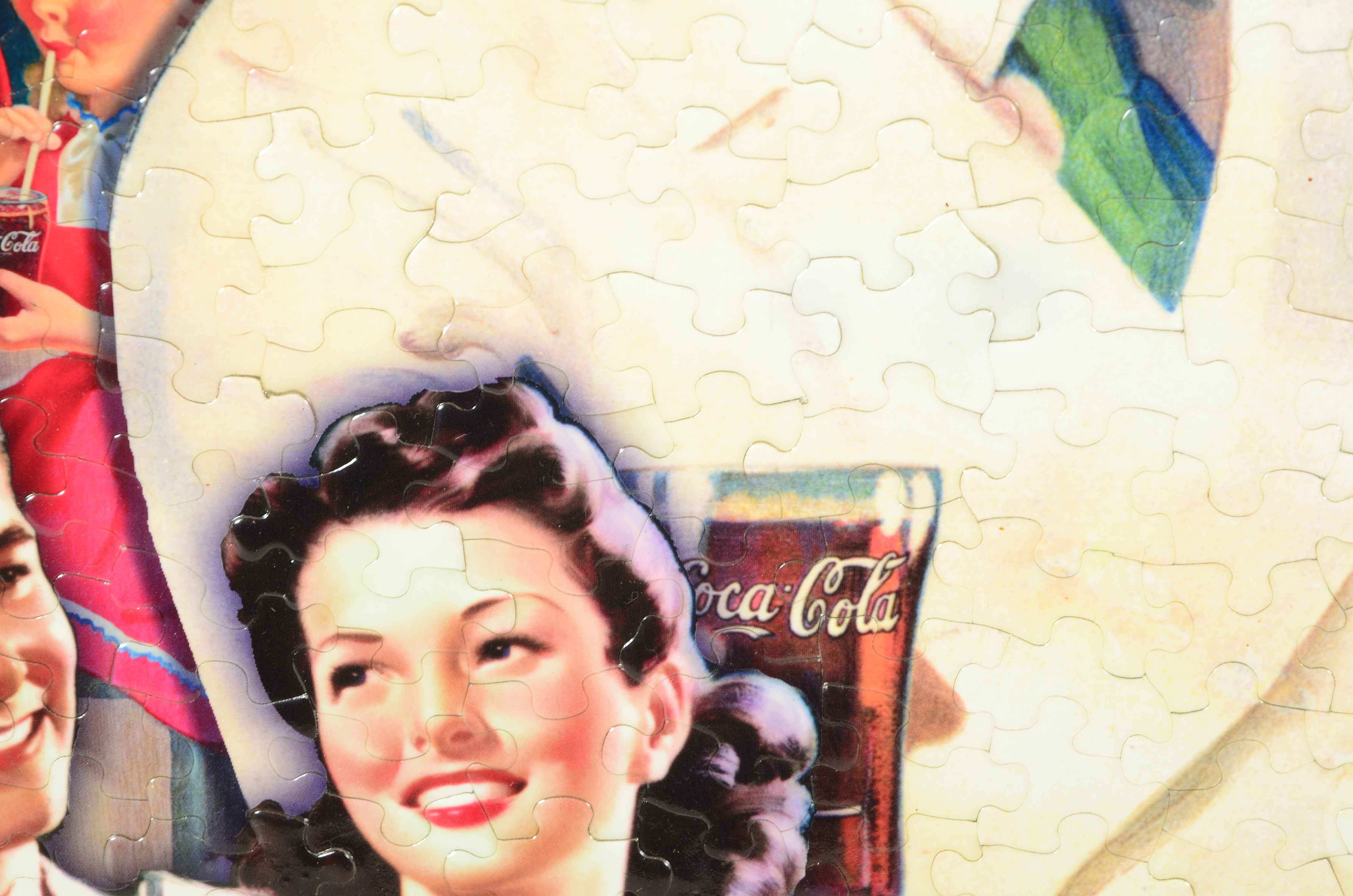 Framed Coca-Cola Puzzle