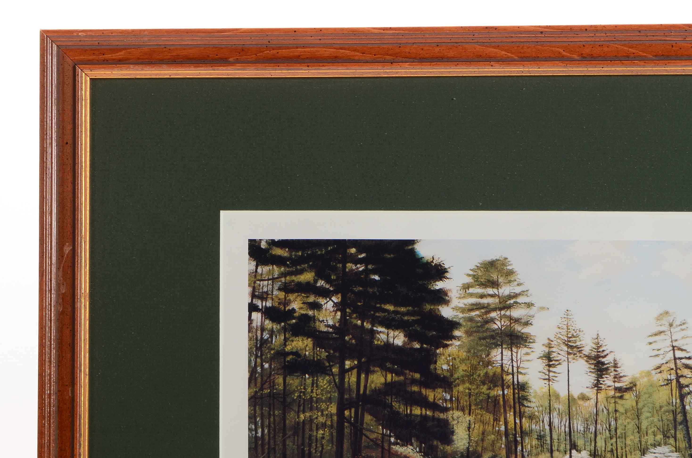 Augusta Baxter Signed Golf Print